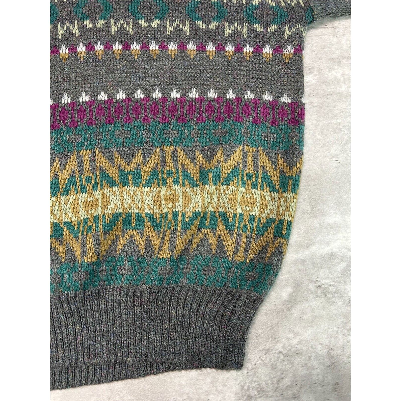 Sears Vintage 80s/90s Sears Ribbed Pull Over Knit Sweater Size XL Size US XL / EU 56 / 4 - 5 Thumbnail