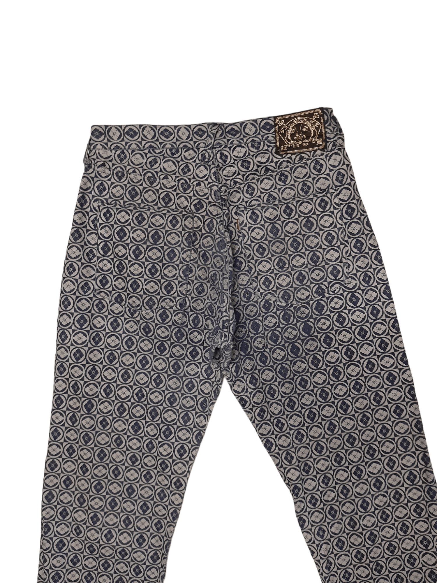 Evisu Evisu Hidehiko Yamane Full Print Denim Ebisu Logo (F301) W34 Size US 34 / EU 50 - 2 Thumbnail