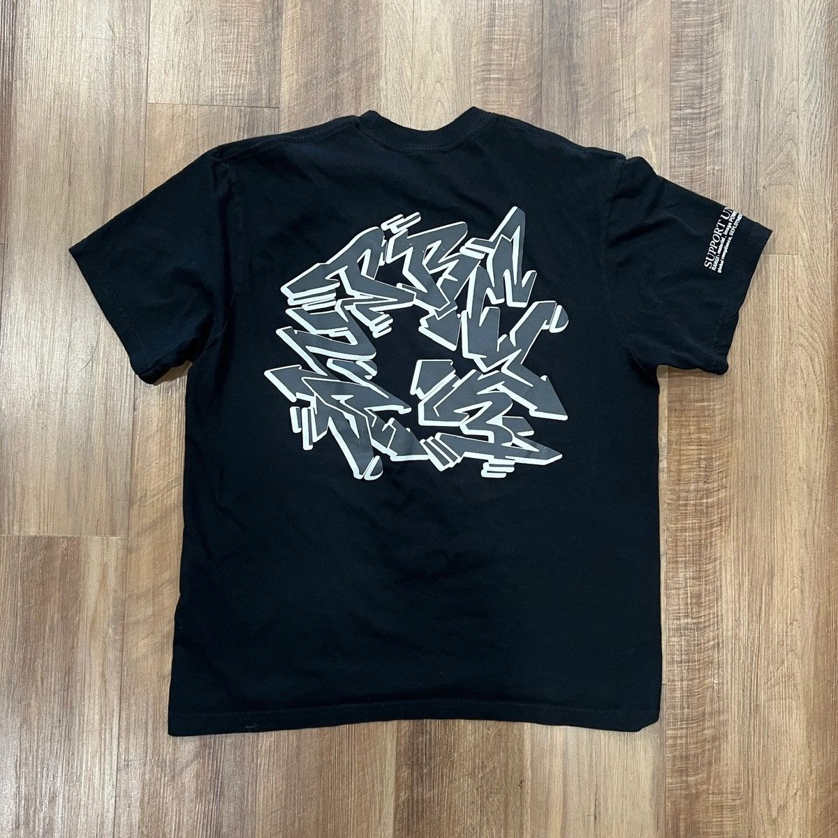 Supreme Supreme Support Unit Tee Black Size US M / EU 48-50 / 2 - 2 Thumbnail
