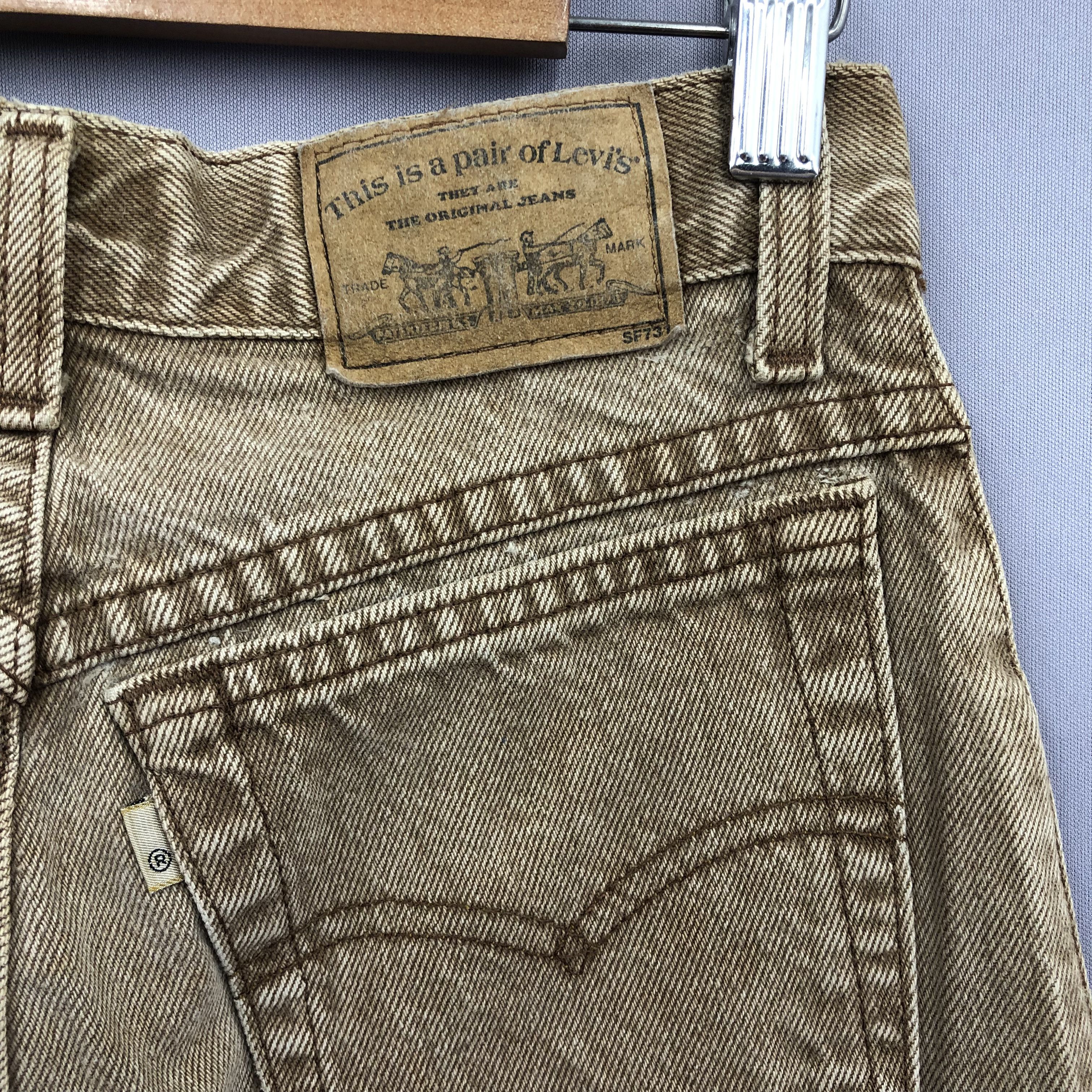 Levi's Vintage Levis Silvertab Faded Brown Jeans Levi's 579 Denim Size 24" / US 00 / IT 34 - 5 Thumbnail