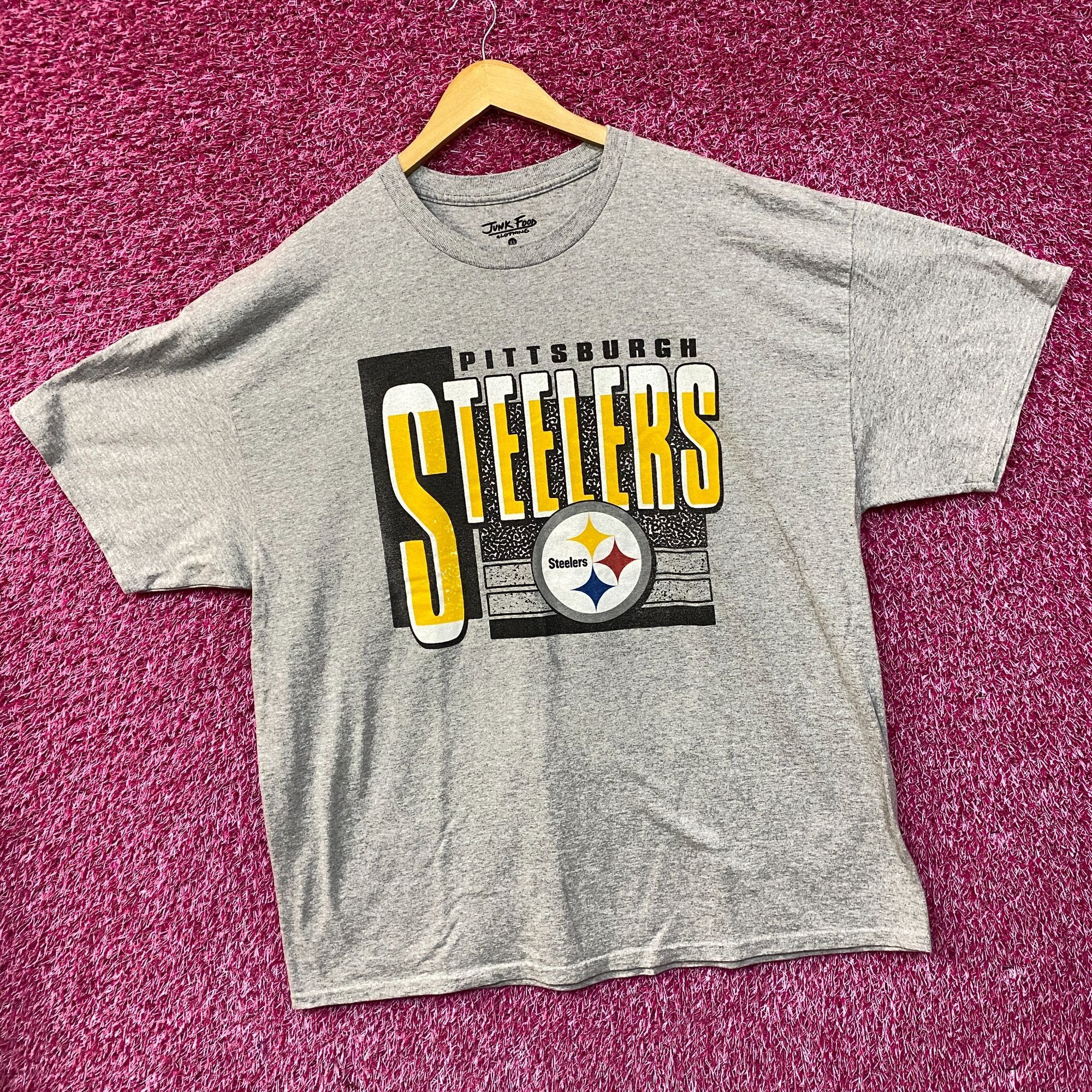 Junk Food NFL Franchise AFC North Pittsburgh Steelers Tshirt size XL Size US XL / EU 56 / 4 - 2 Thumbnail