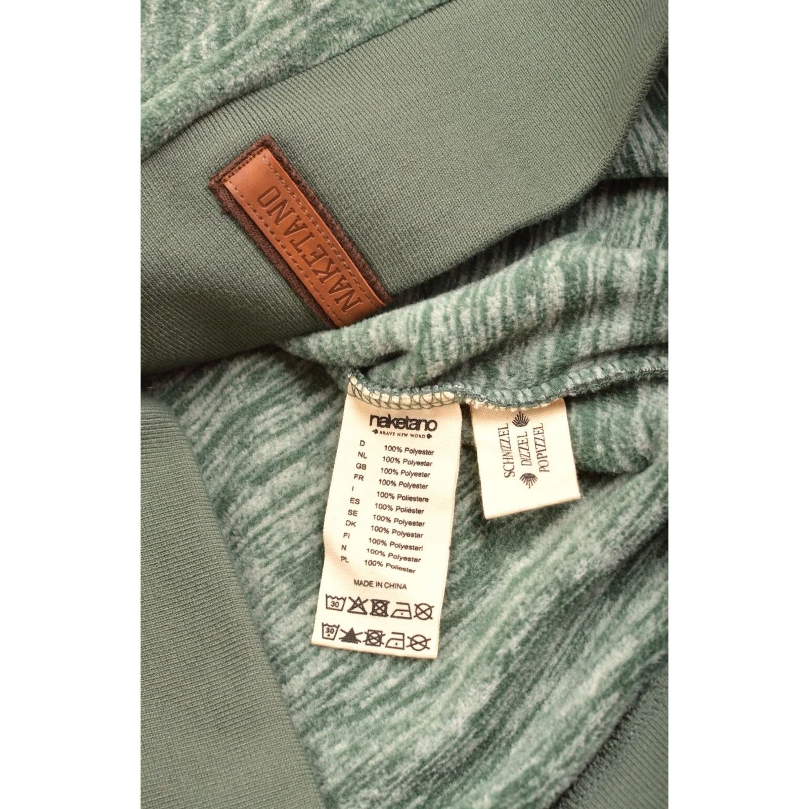 Vintage Naketano High Collar Green Fleece Sweatshirt Pullover M Adults Unisex Sweatshirt Green Pullover 65cm 55cm 46cm 69cm Mens Womens Boys Girls Size M / US 6-8 / IT 42-44 - 5 Thumbnail