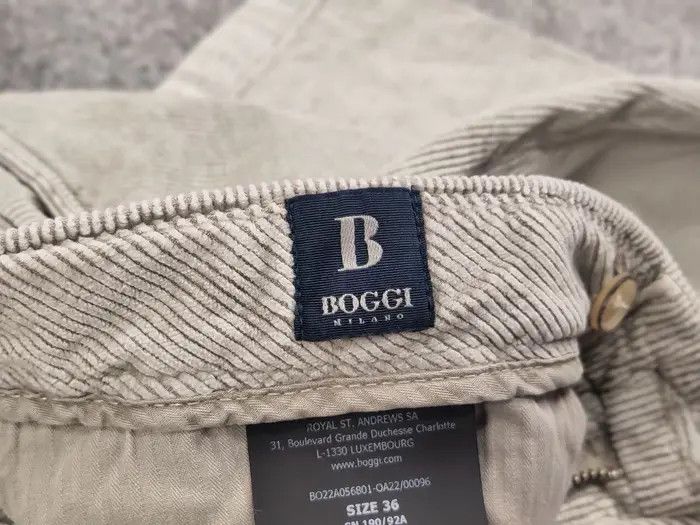 Boggi Boggi Milano Design Classic Corduroy Ankle Trouser Pants Size US 36 / EU 52 - 8 Thumbnail