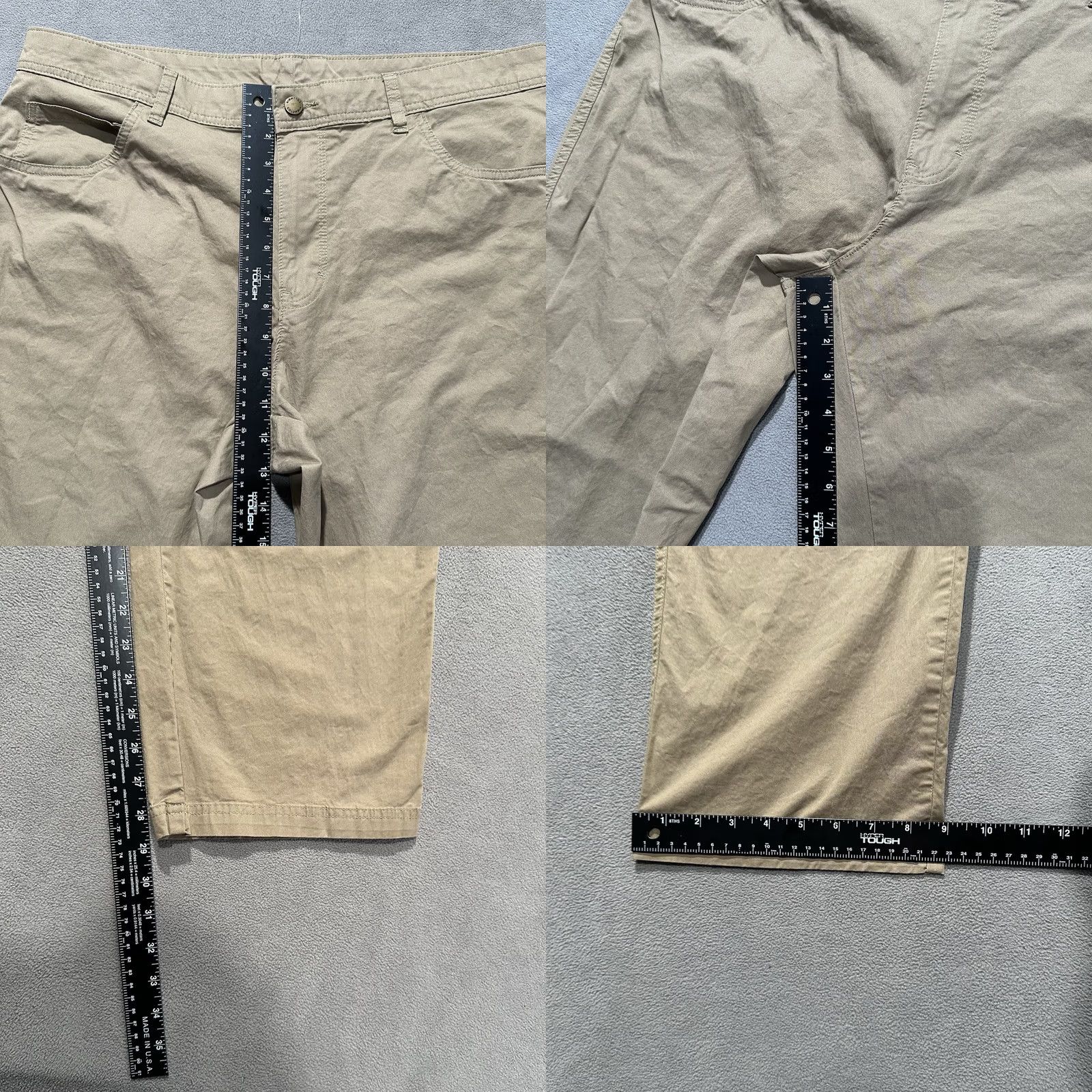 Vintage Columbia Omni-Shade Rapid Rivers Mens Pants Casual Work Beige 38x29 XXS? (Oops) Size US 38 / EU 54 - 8 Thumbnail