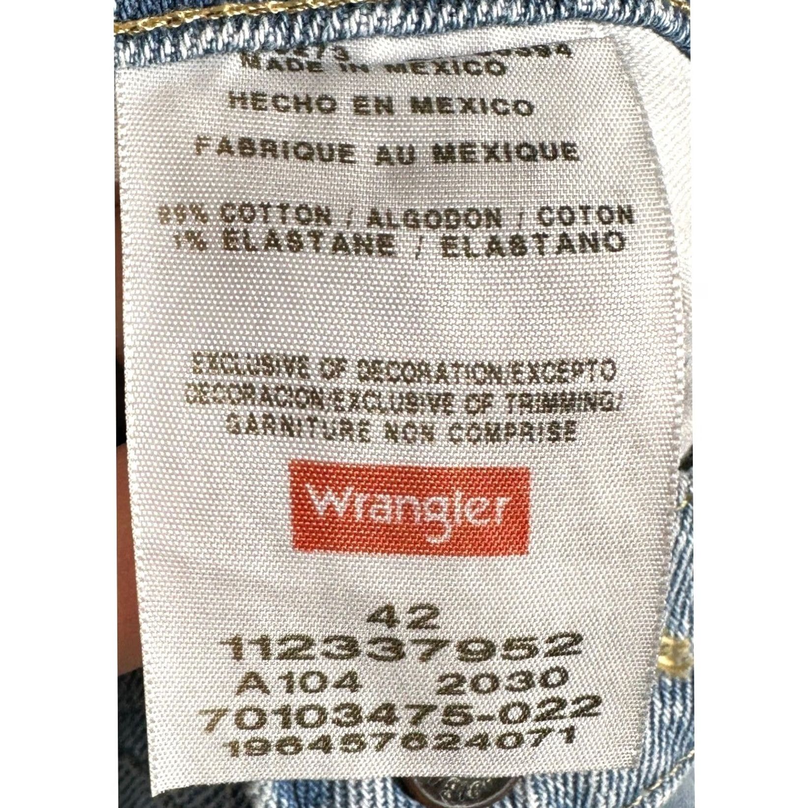 Wrangler VINTAGE не (no) Size US 42 / EU 58 - 4 Thumbnail