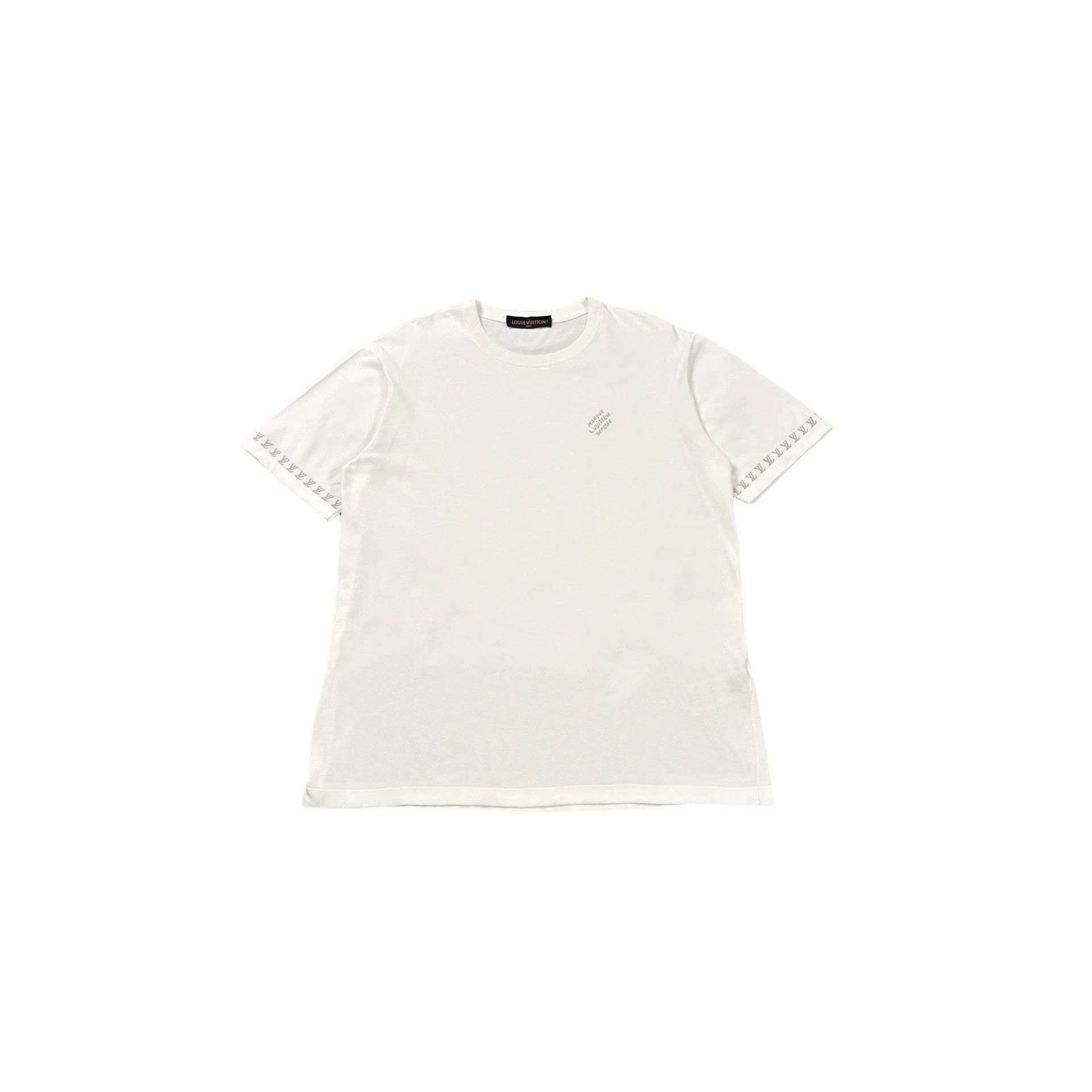 Louis Vuitton Louis Vuitton LV Pattern Trim T-Shirt Size US XXL Size US XXL / EU 58 / 5 - 1 Thumbnail
