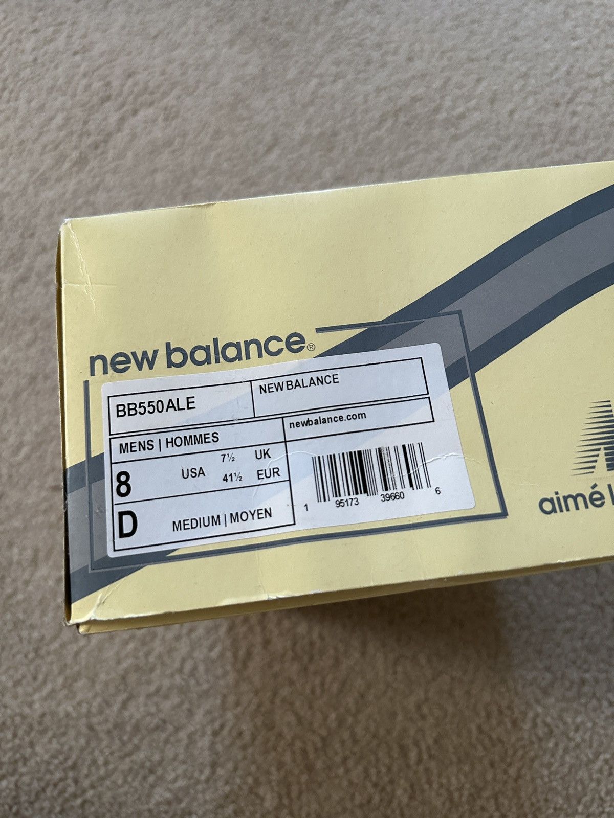 Aime Leon Dore × New Balance New balance 550 aime Leon dore white grey size us 8 Size US 8 / EU 41 - 13 Thumbnail