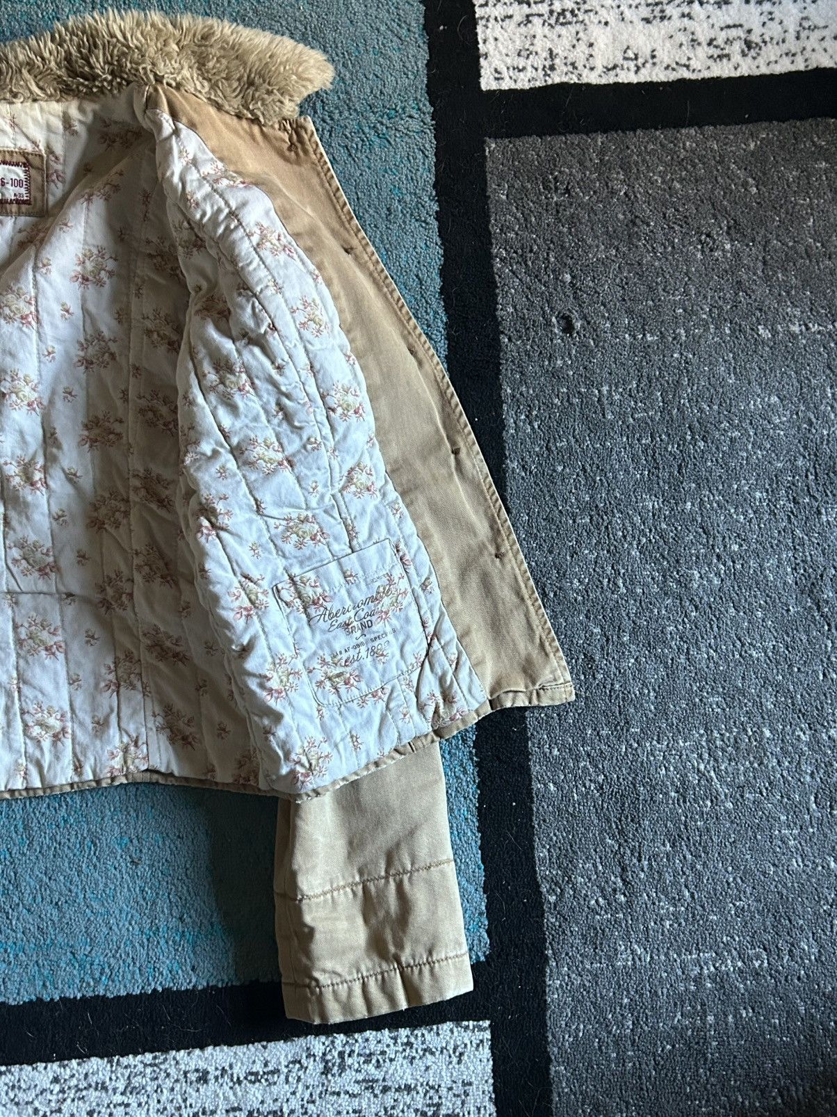 Abercrombie & Fitch quilt lined Abercrombie jacket Size L / US 10 / IT 46 - 3 Thumbnail