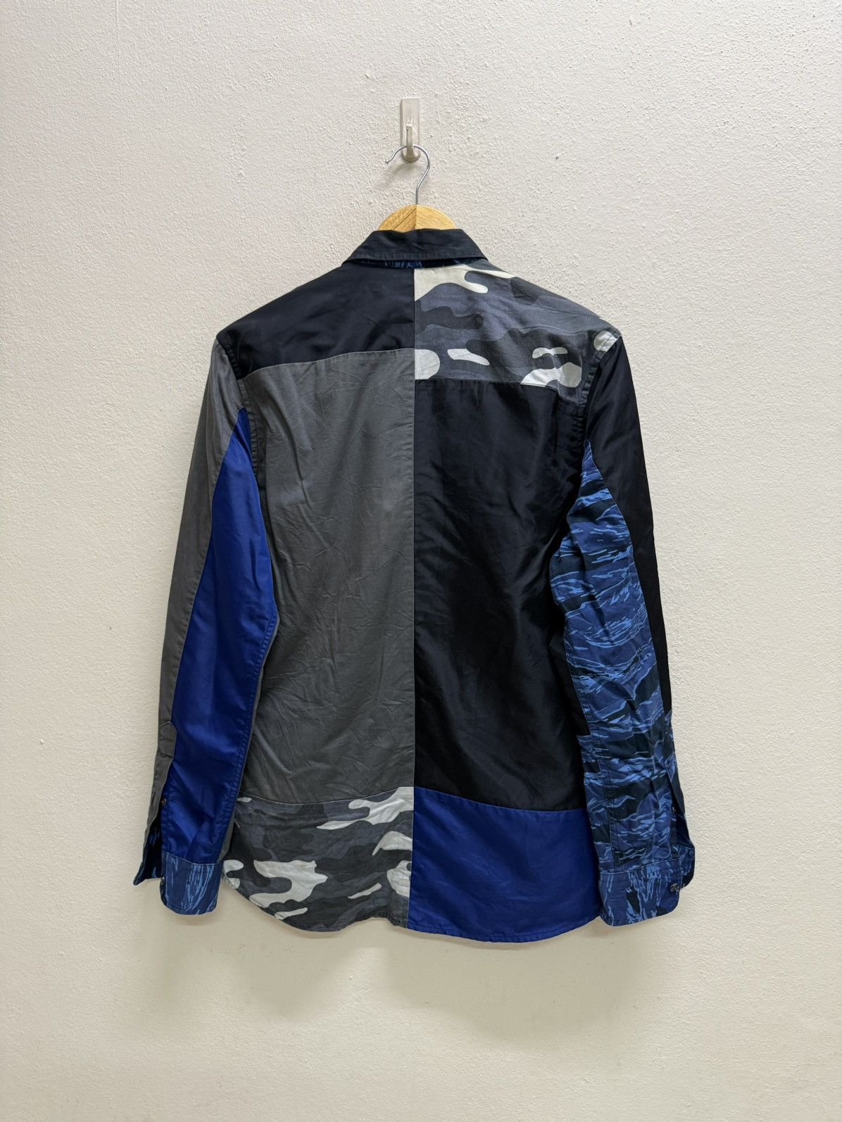 Diesel DIESEL PATCHWORK CAMO DESIGN STYLE BUTTON UP SHIRT Size US M / EU 48-50 / 2 - 24 Thumbnail