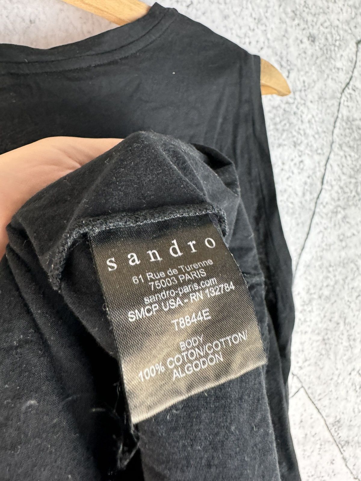 Sandro RARE Sandro Designer Paris Tank Top tee Size S / US 4 / IT 40 - 5 Thumbnail