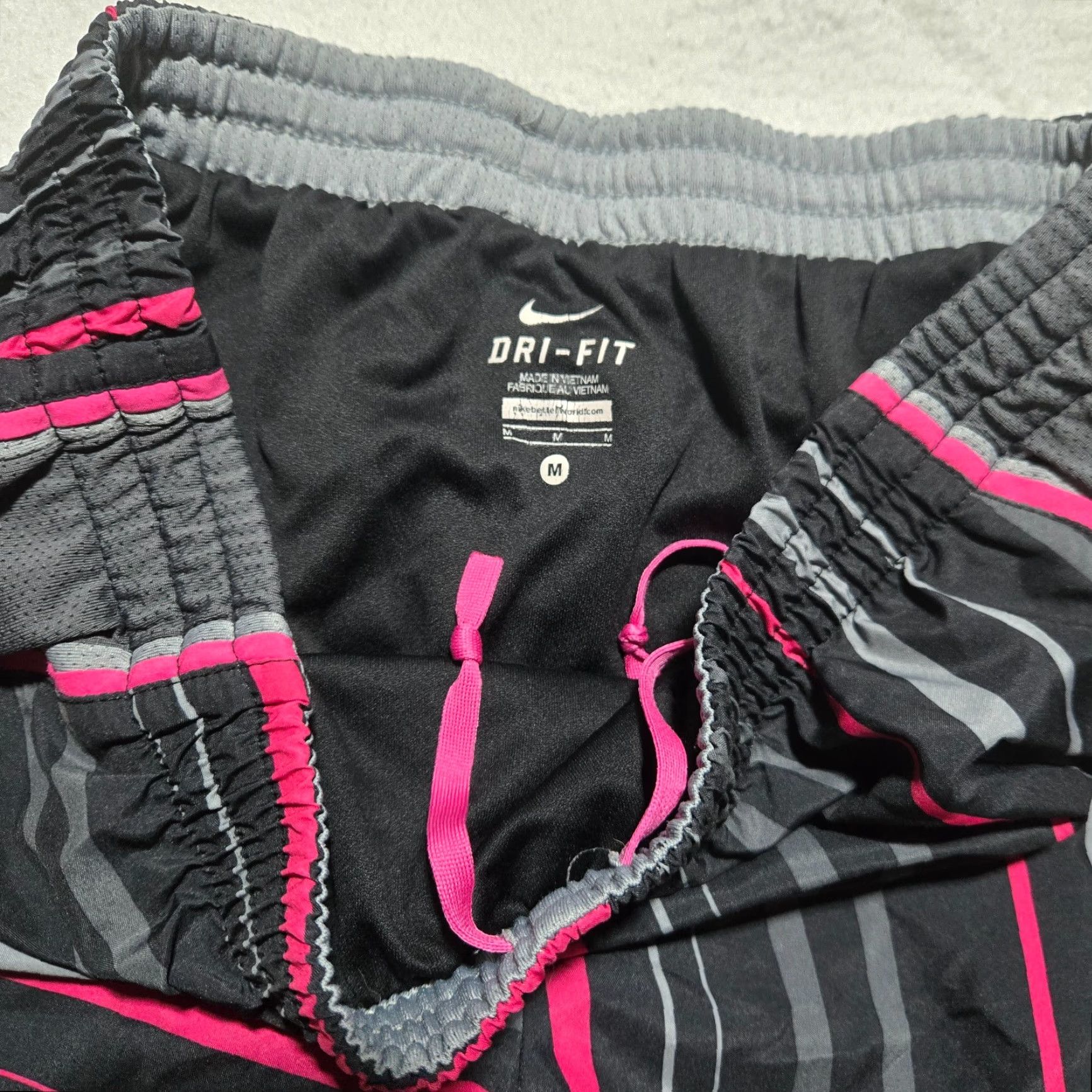 Nike Nike Dri-Fit Shorts Women Medium Multicolor Lined Running Womens Size 32" / US 10 / IT 46 - 2 Thumbnail