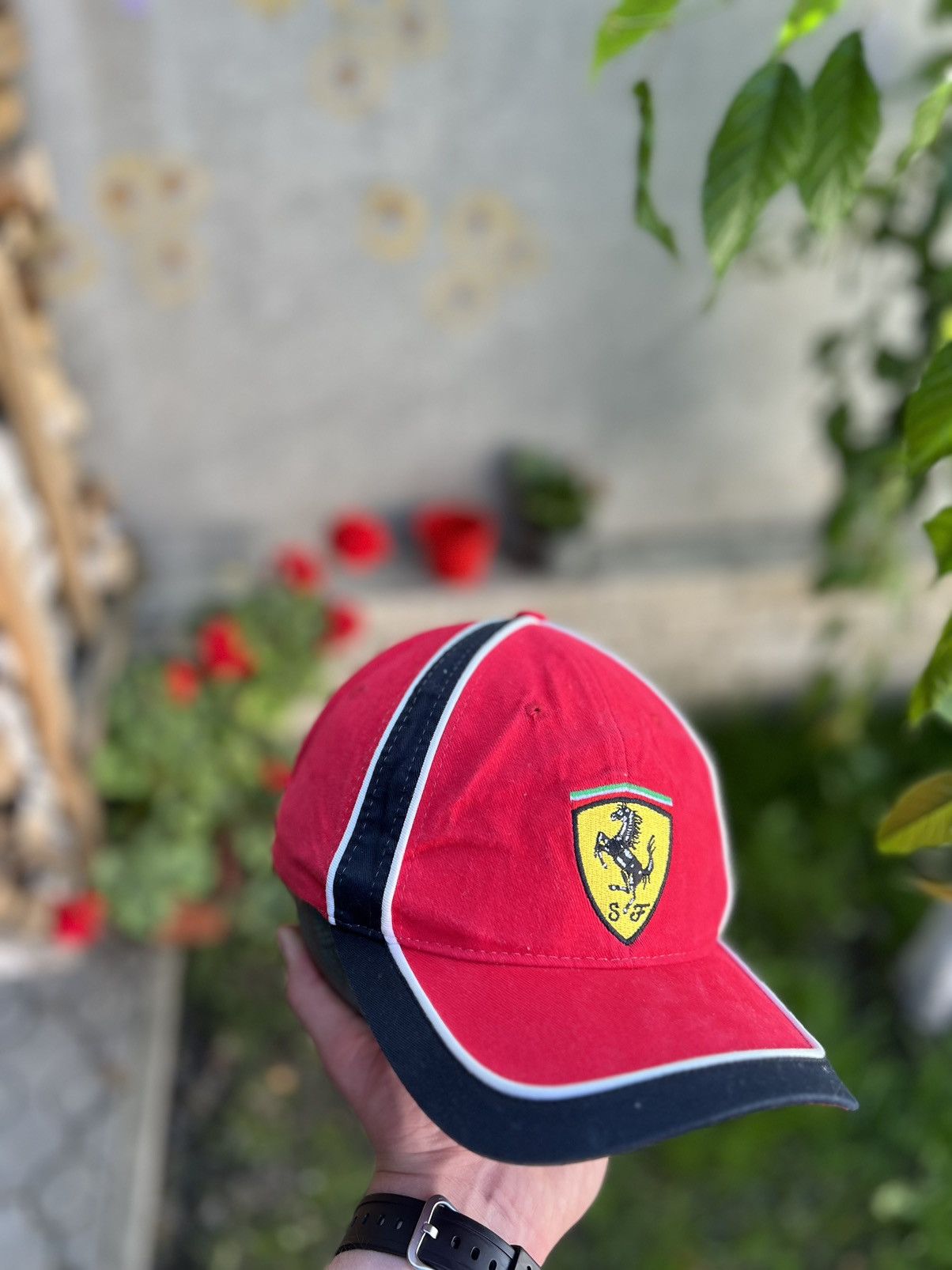 Ferrari × Vintage Ferrari Vintage Cap Hat Size ONE SIZE - 1 Thumbnail