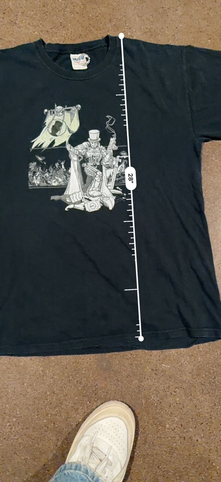 Vintage Y2K 08’ necronomicon GT warlock faded black tee Size US L / EU 52-54 / 3 - 6 Thumbnail