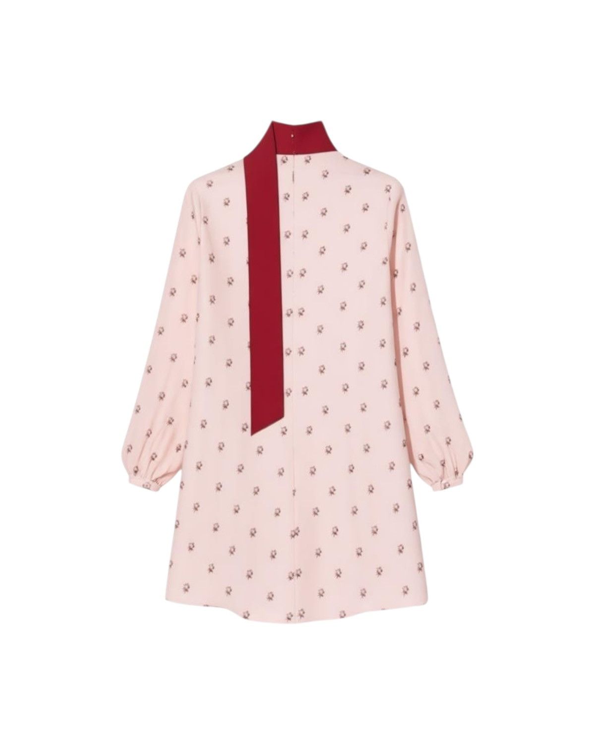 Valentino Valentino Floral-print Silk Crepe de Chine Mini Dress Size XS / US 0-2 / IT 36-38 - 2 Thumbnail
