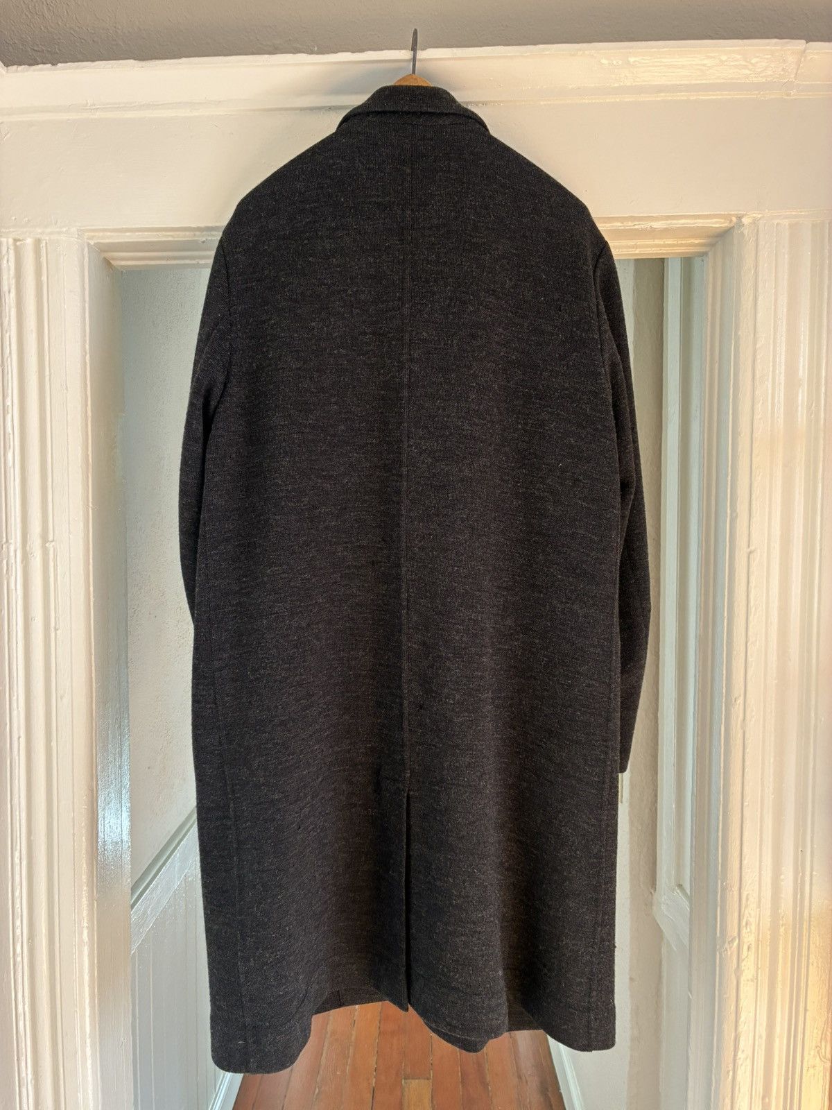 Emporio Armani 90s Emporio Armani Wool/Jersey Coat Size US L / EU 52-54 / 3 - 4 Thumbnail