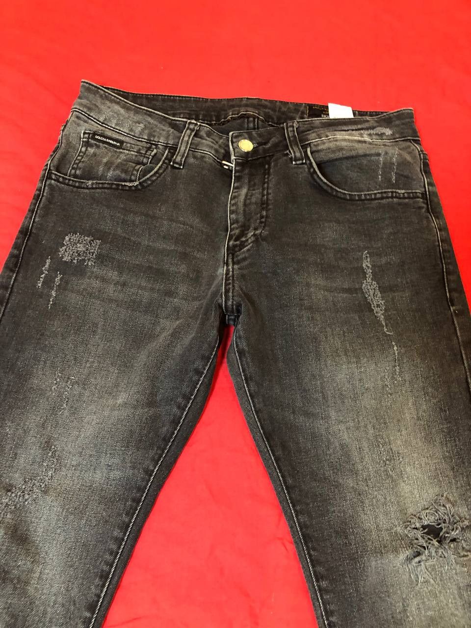 Dolce & Gabbana DOLCE & GABBANA Denim Skinny Jeans Gray luxury Size US 30 / EU 46 - 18 Thumbnail