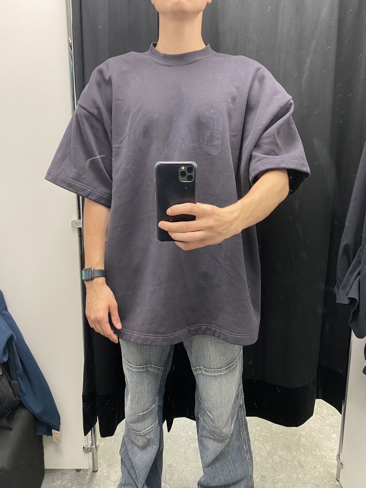 Gap × Kanye West YGEBB Dove Marketing Sample Shoulder Pads Tee Size US XL / EU 56 / 4 - 4 Thumbnail
