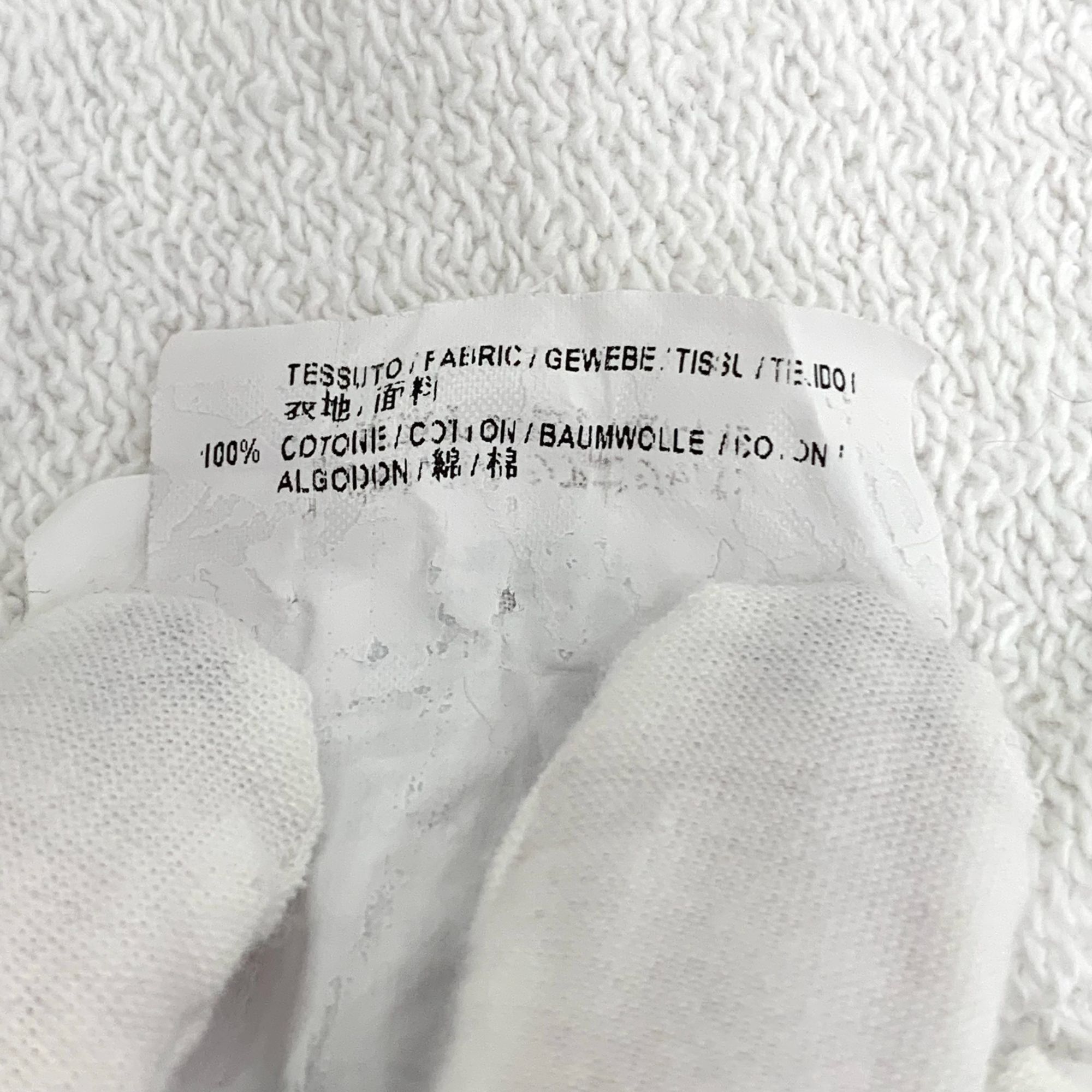 Balenciaga Balenciaga White Logo Cotton Hoodie (Size M) Size M / US 6-8 / IT 42-44 - 3 Thumbnail