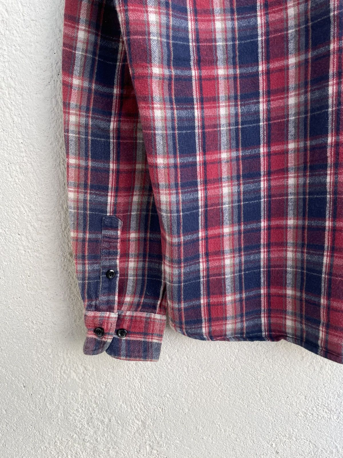 If Six Was Nine 00s Archive Japanese Plaid Flannel Y2K Hysteric Y’s Tornado Size US L / EU 52-54 / 3 - 10 Thumbnail