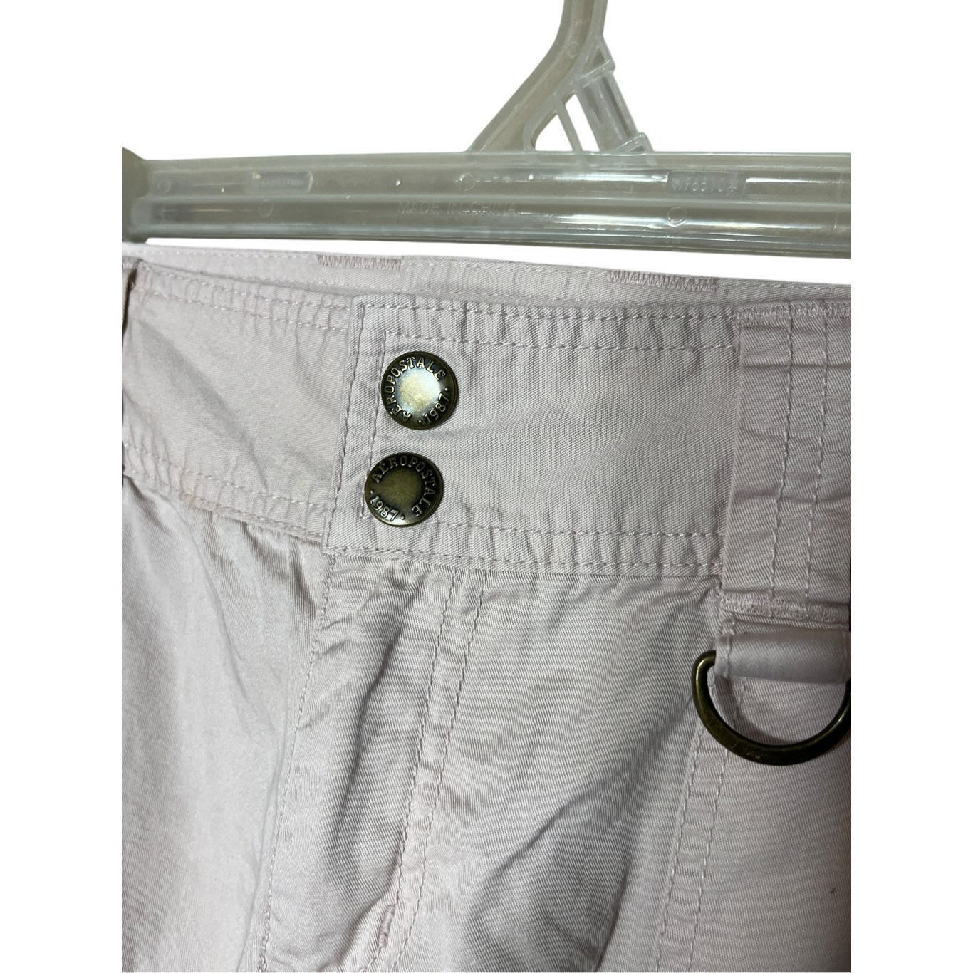 Aeropostale Vintage Aeropostale Y2K Light Pink Cargo Parachute Pants Siz Size 34" / US 12 / IT 48 - 4 Thumbnail