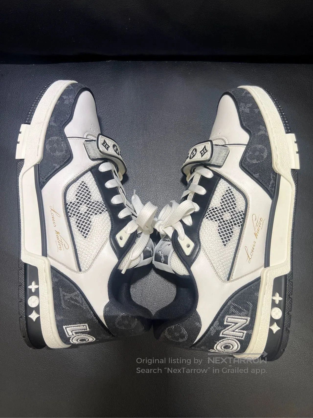 Louis Vuitton Louis Vuitton Trainer Black White. Size US 8 / EU 41 - 5 Thumbnail