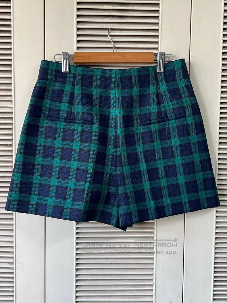Other Dior Green plaid wool shorts Size 25" / US 0 / IT 36 - 2 Thumbnail