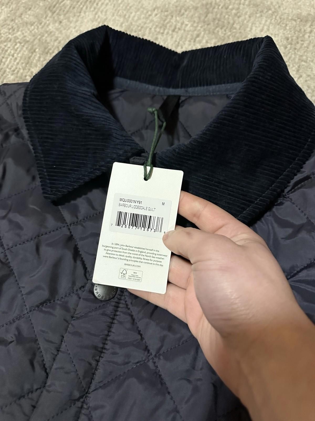 Barbour NWT BARBOUR LIDDESDALE QUILT JACKET MENS SIZE M Size US M / EU 48-50 / 2 - 7 Thumbnail