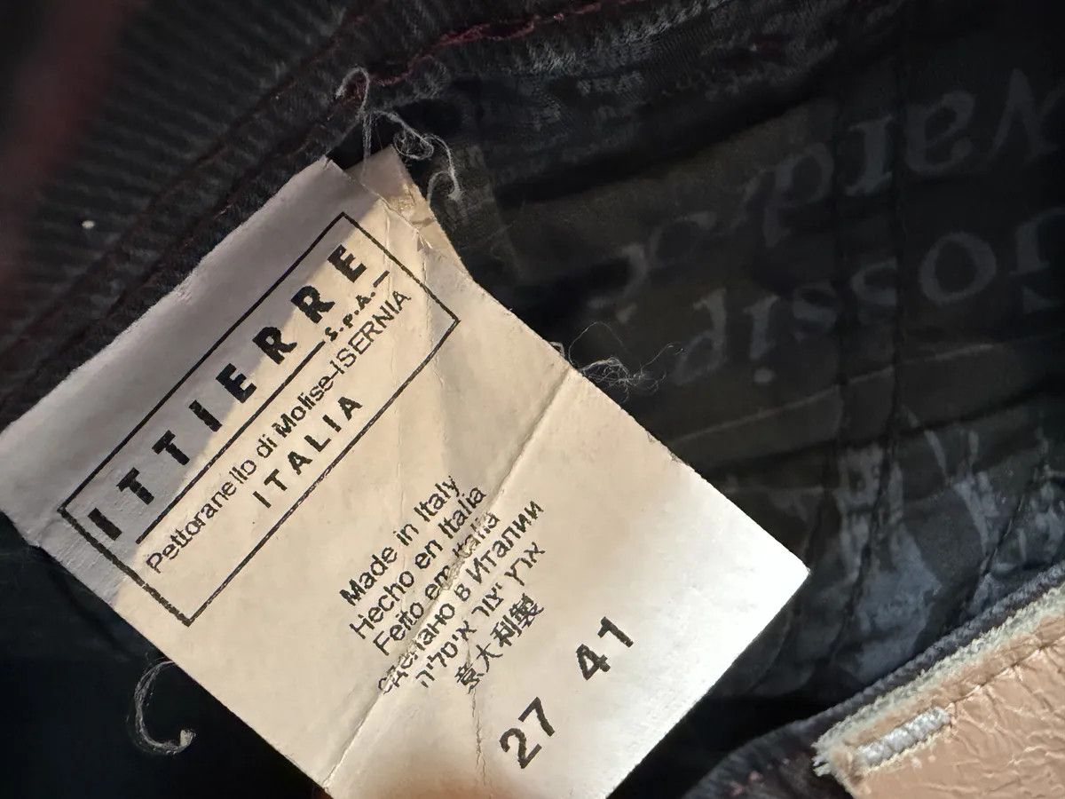John Galliano SS2008 Galliano Copper Waxed Black & Brown Pants Size US 28 / EU 44 - 9 Thumbnail