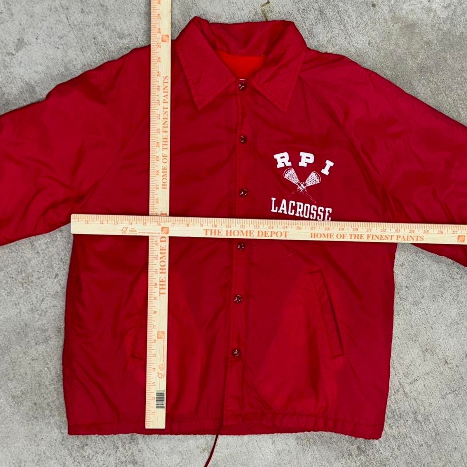 Champion Rare vintage 90s RPI lacrosse champion coach jacket Size US L / EU 52-54 / 3 - 3 Thumbnail