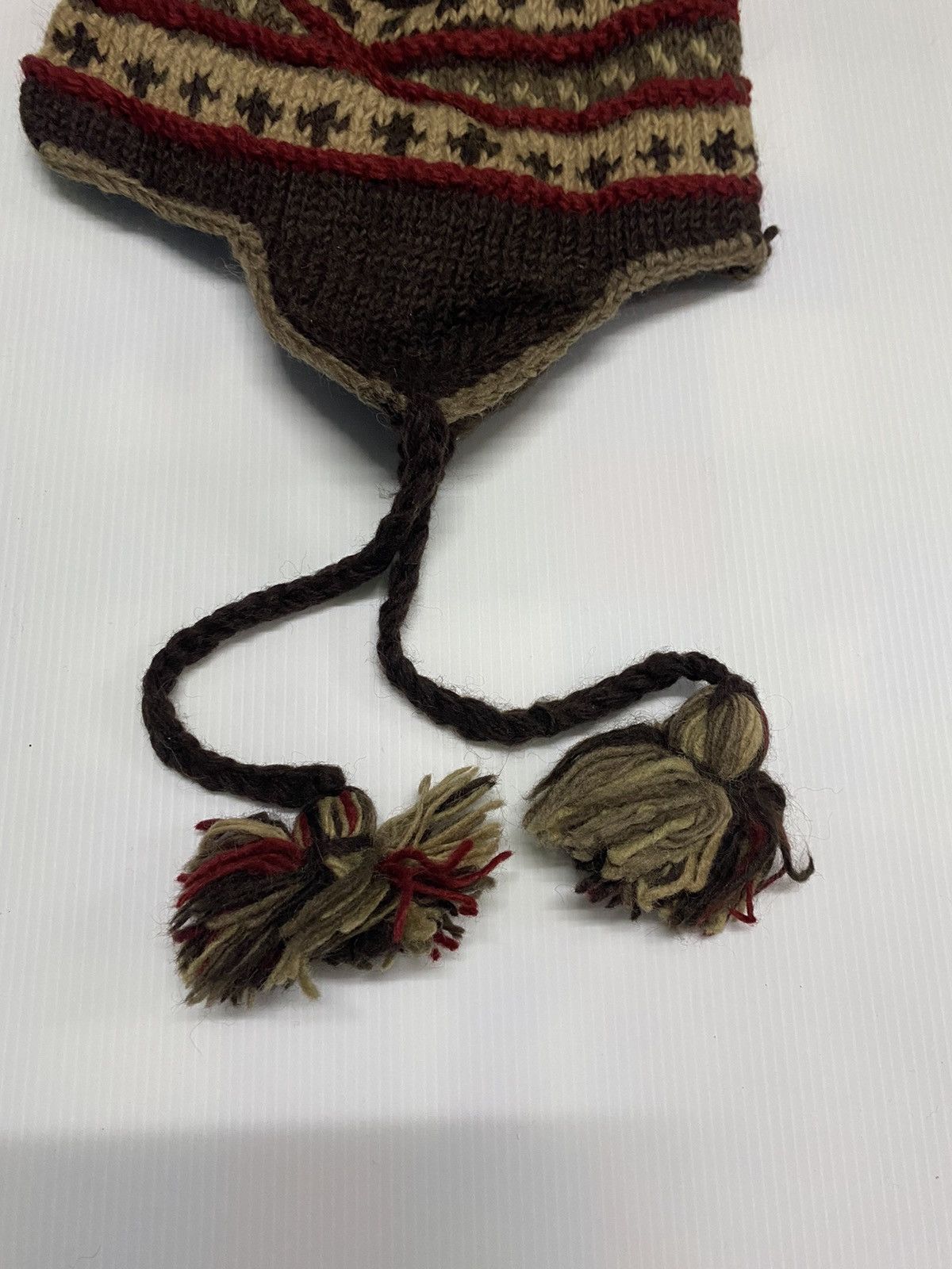 Japanese Brand Unknown Earflap Wool Beanie Hat Size ONE SIZE - 3 Thumbnail