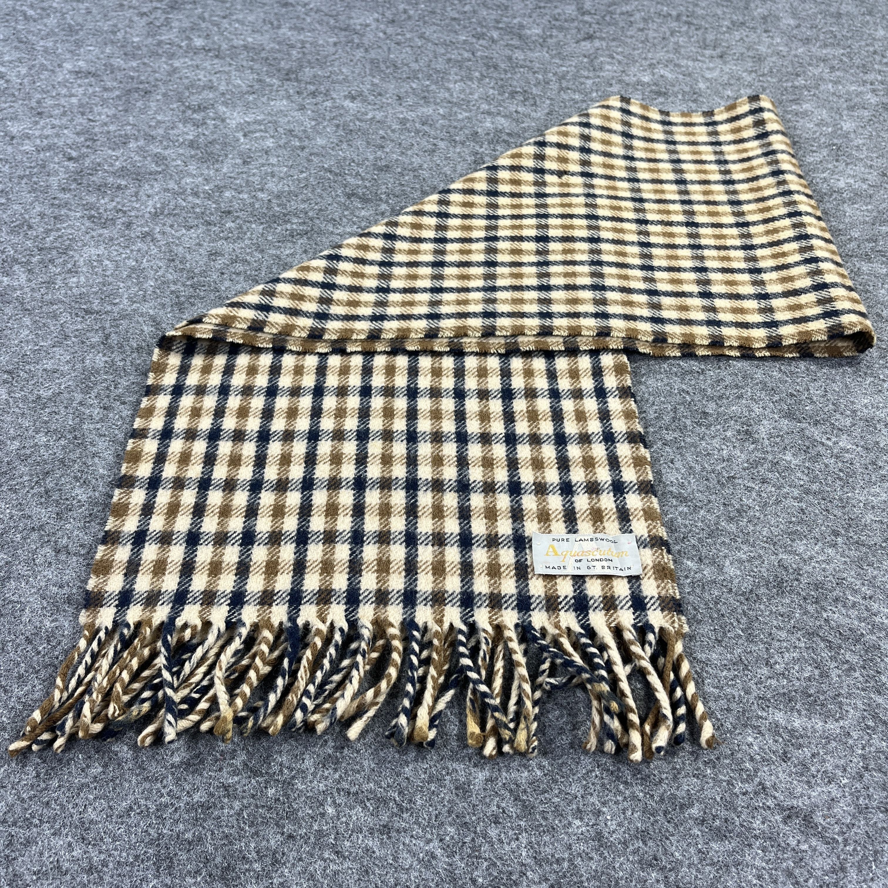 Aquascutum Aquascutum Scarf / Muffler / Neckwear T993 Size ONE SIZE - 3 Thumbnail
