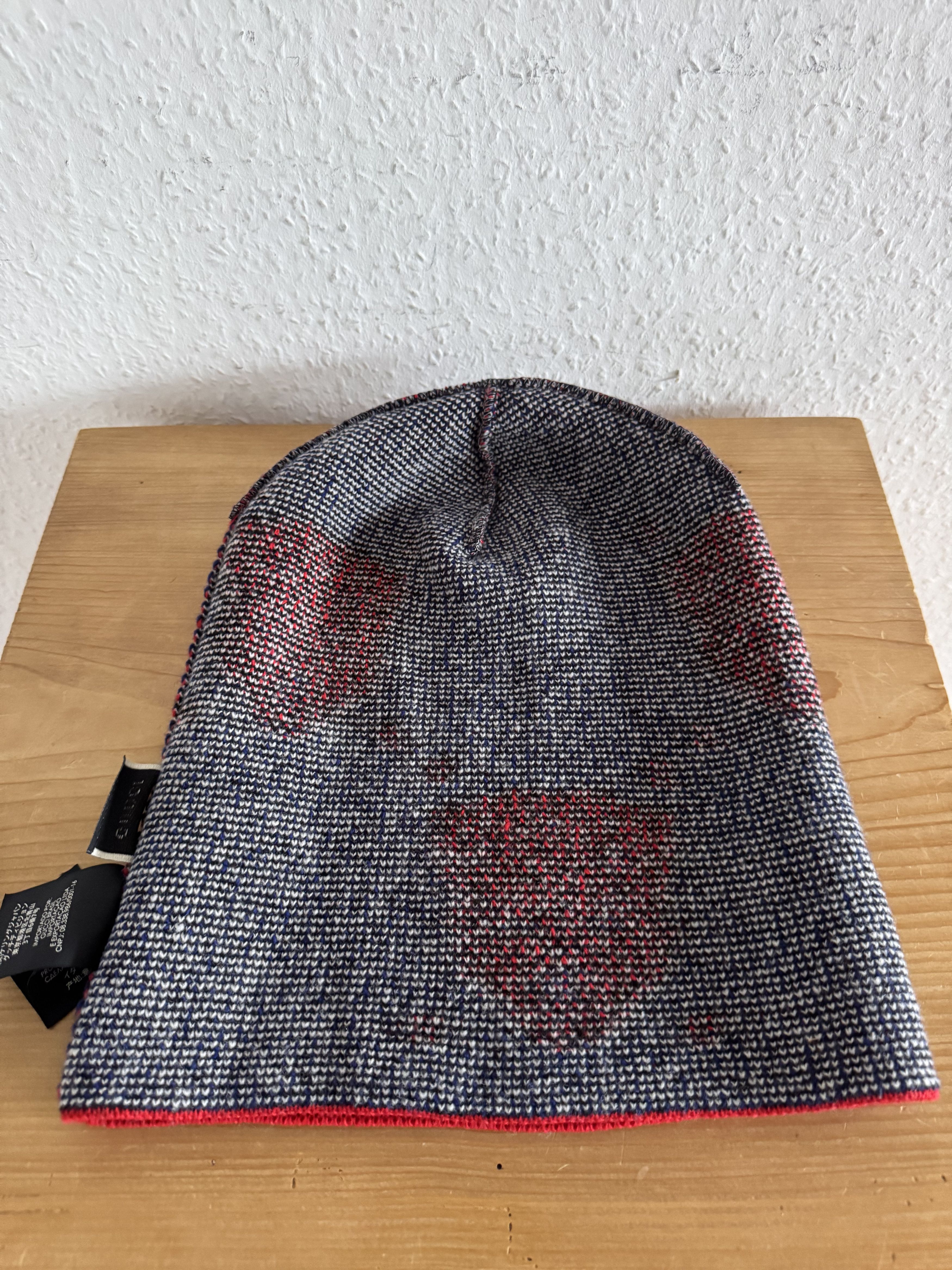Gucci Red Angry Cat Jacquard Wool Beanie Size ONE SIZE - 4 Thumbnail