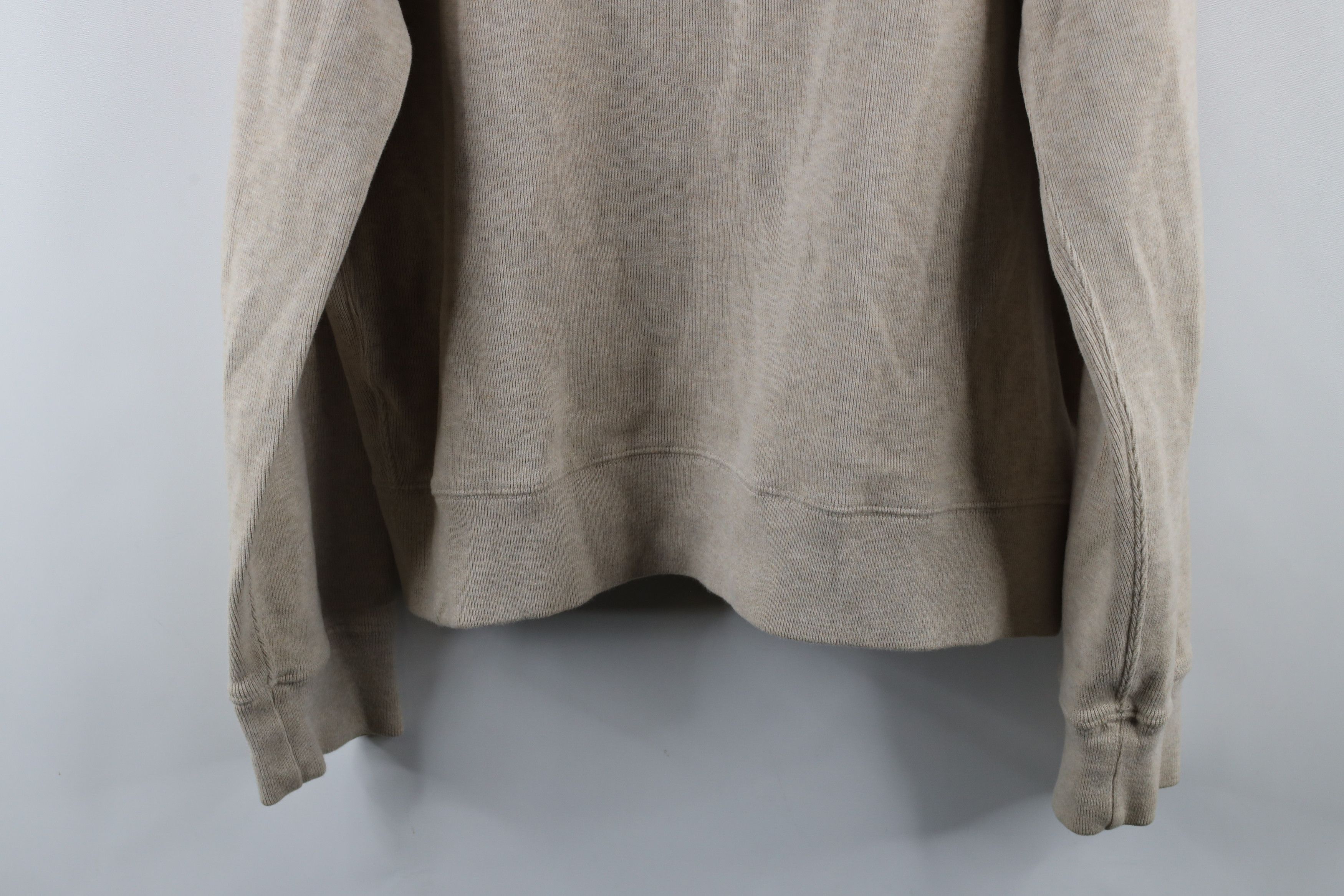 Ralph Lauren × Vintage Vintage 90s Ralph Lauren Knit Shawl Sweater Oatmeal Brown Size US L / EU 52-54 / 3 - 11 Thumbnail