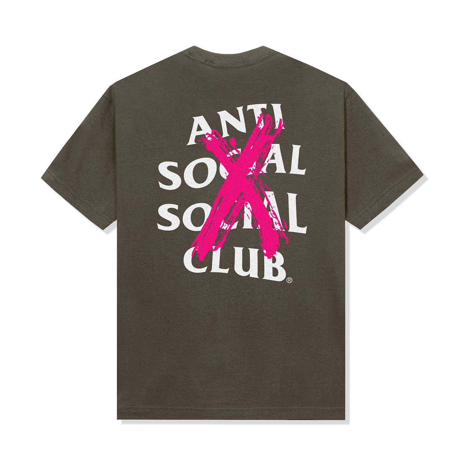 Anti Social Social Club Cancelled Brown Tee Brand New Tee DS