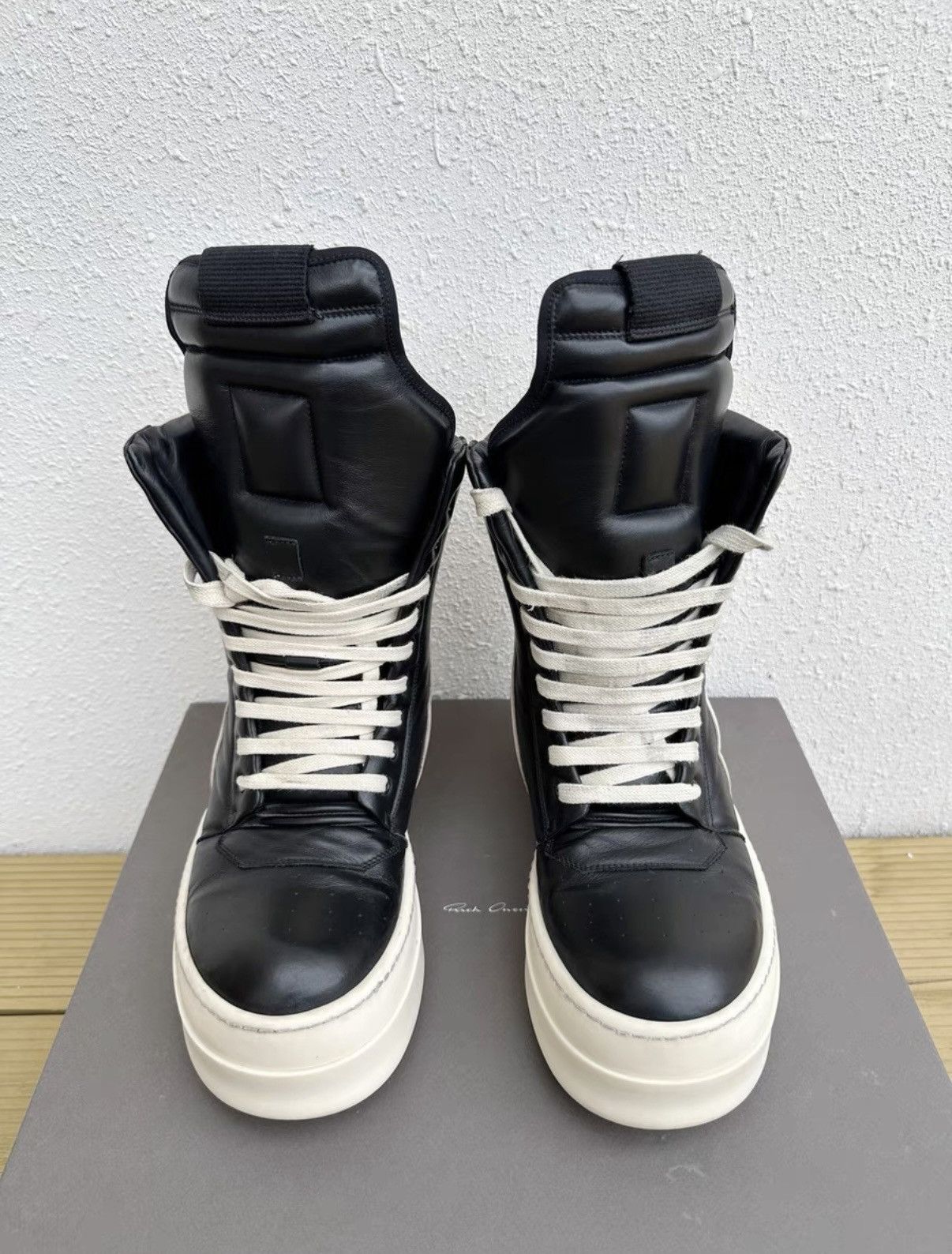 Rick Owens Rick Owens Platform Geobasket Ultra High-Top Size US 8 / EU 41 - 3 Thumbnail
