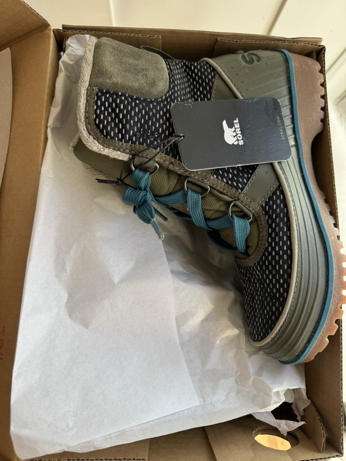 SOREL Sorel Tivoli II Teal Waterproof Winter Lace Up Boots Women Size US 7.5 / IT 37.5 - 10 Thumbnail