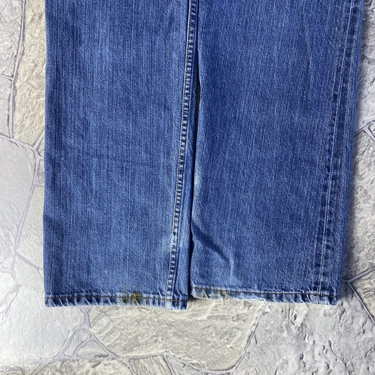 Yohji Yamamoto Yohji Yamamoto Y-3 Adidas Embroidered Big Logo Jeans Size US 32 / EU 48 - 7 Thumbnail