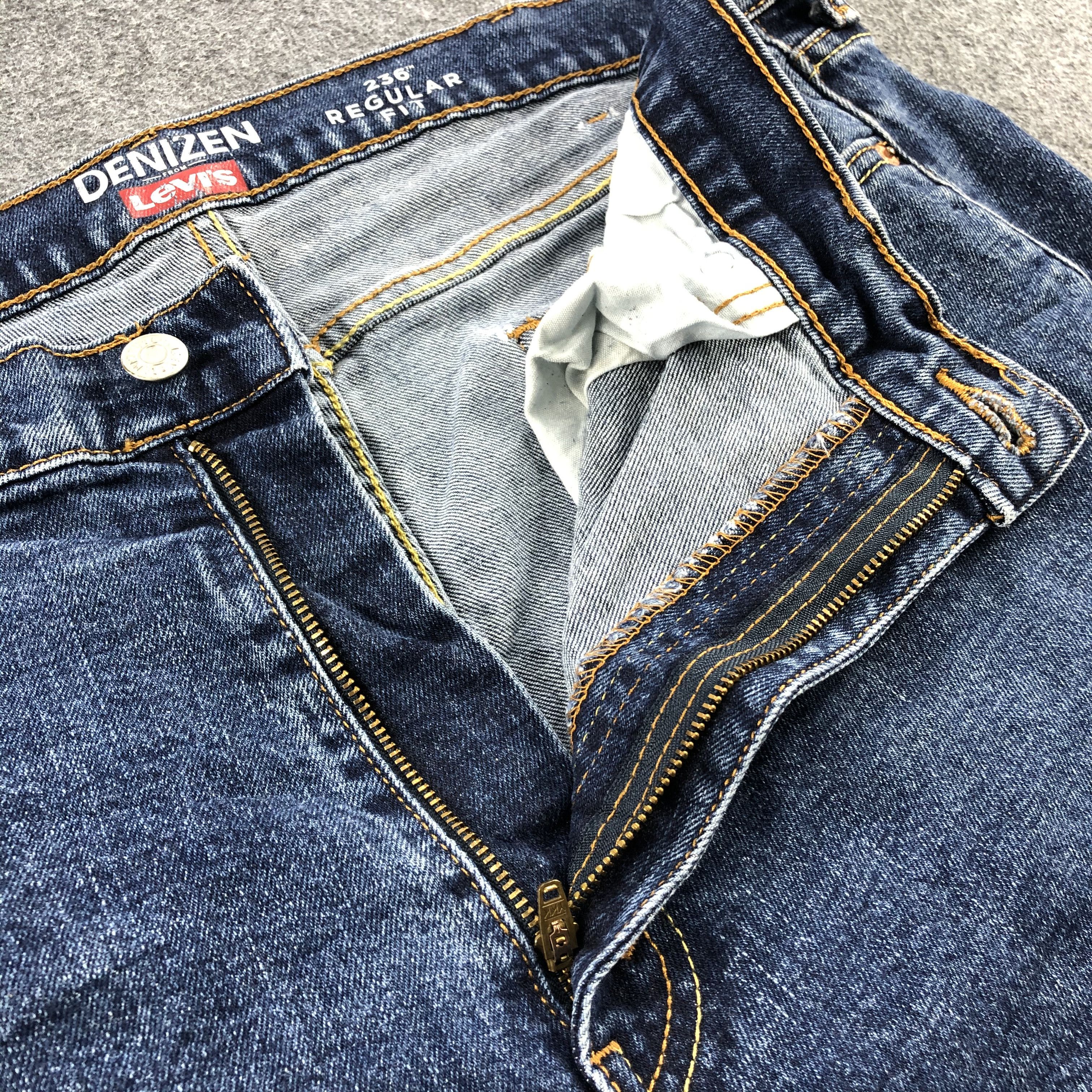 Levi's Vintage Levs 236 Jeans Blue Wash Denim-J1076 Size US 38 / EU 54 - 7 Thumbnail