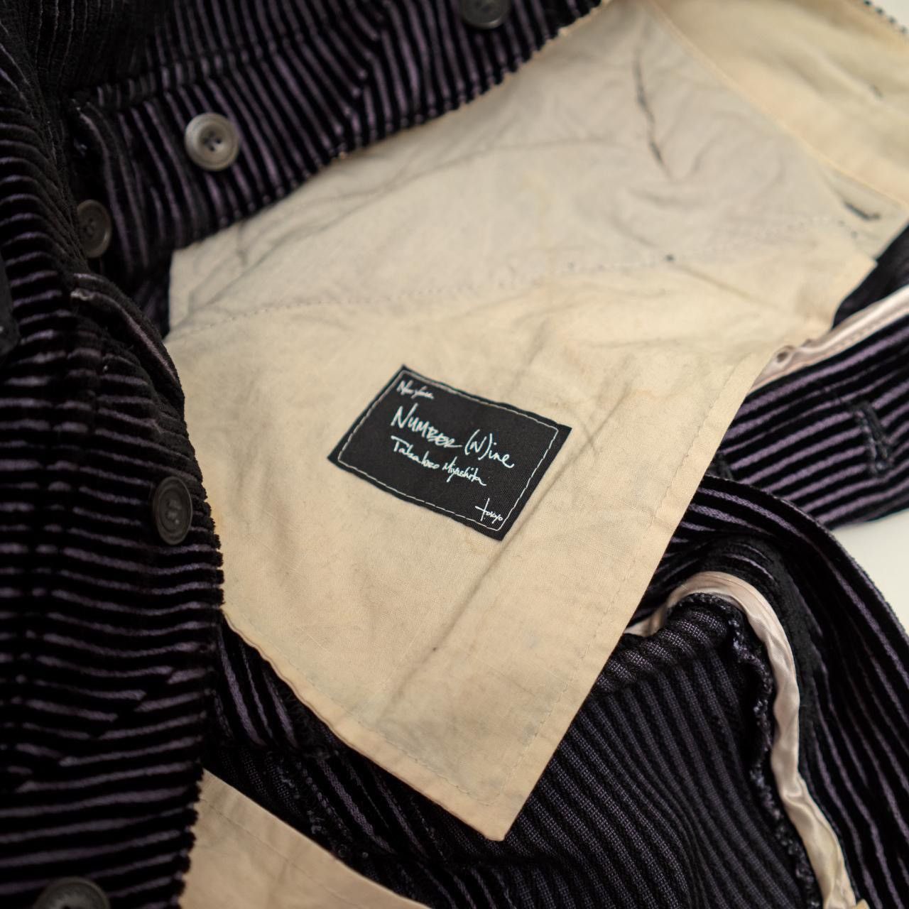 Number (N)ine spring summer 2009 Midnight Blue Corduroy Cropped Pants Size US 32 / EU 48 - 7 Thumbnail