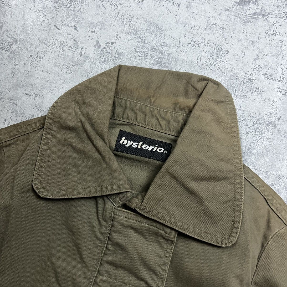 Hysteric Glamour 00s Hysteric Glamour Vintage Avant Garde Faded Retro Coat Size S / US 4 / IT 40 - 6 Thumbnail