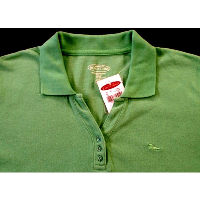Northern Reflections Northern Reflections Polo T-Shirt Clover GRN XL NOS w/Tag Size XL / US 12-14 / IT 48-50 - 2 Thumbnail