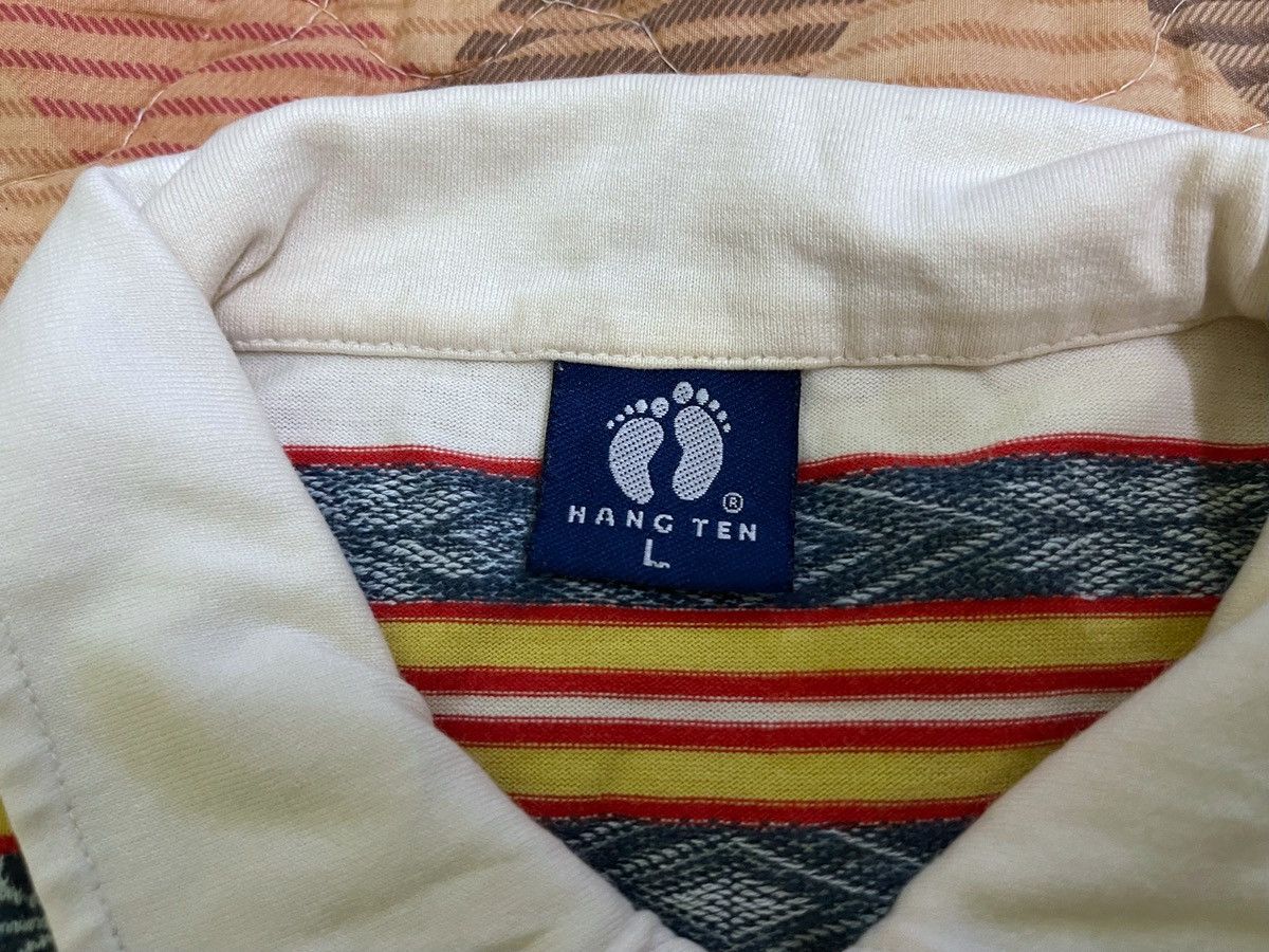 Hang Ten × Vintage Vintage Hang Ten Polo Shirt L Stripes Native Navajo Surfing Size US L / EU 52-54 / 3 - 5 Thumbnail