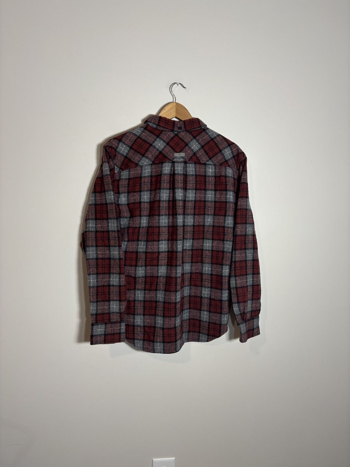 Stussy Vintage Stussy Deluxe Plaid Wool Flannel Shirt Grunge XL Size US XL / EU 56 / 4 - 4 Thumbnail