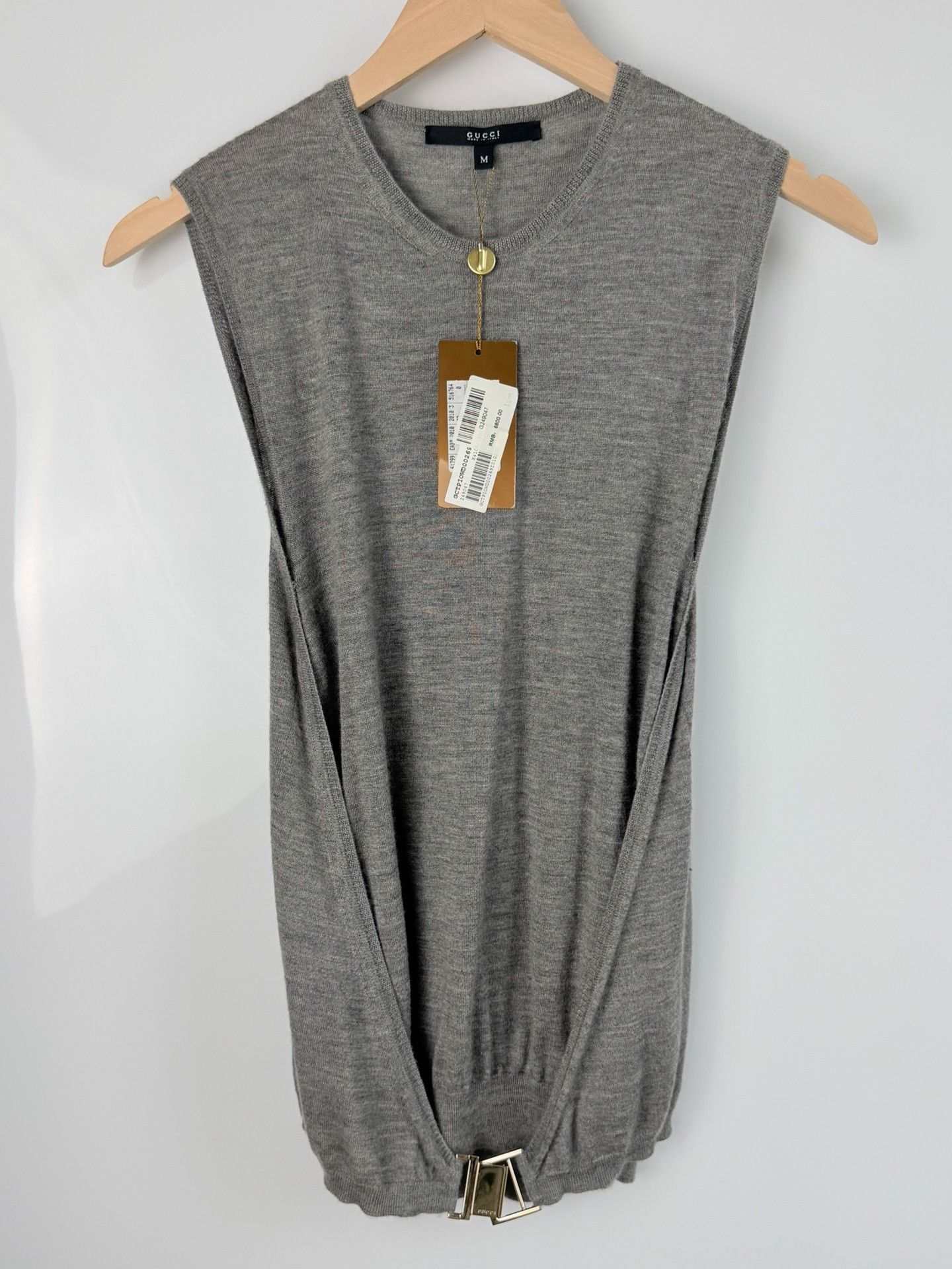 Gucci Gucci Lightweight Gray Tank Top M Women Size M / US 6-8 / IT 42-44 - 1 Thumbnail