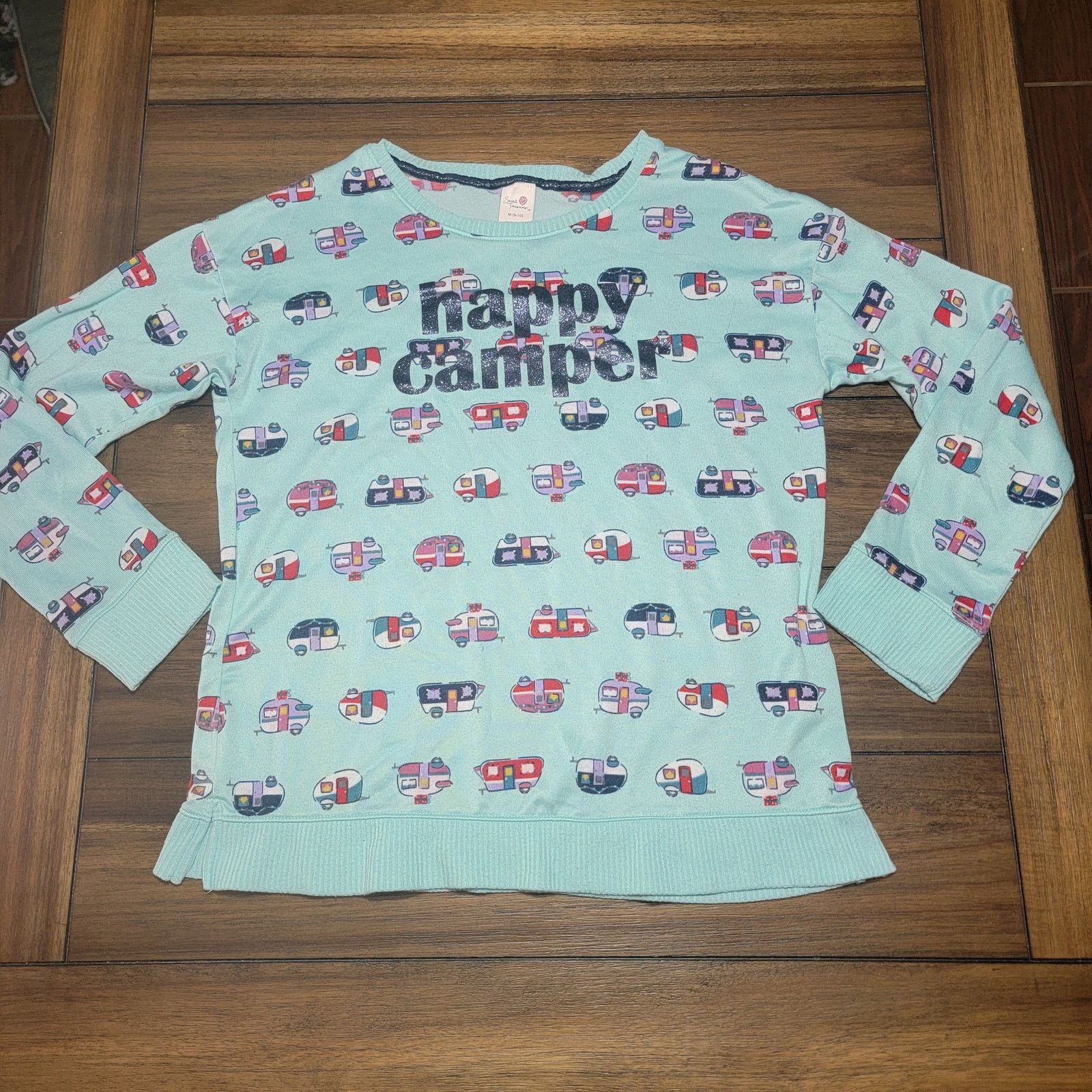 Other 2 Pc Secret Treasures LS Pj Set "Happy Camper" - Med(8-10) Size M / US 6-8 / IT 42-44 - 2 Thumbnail