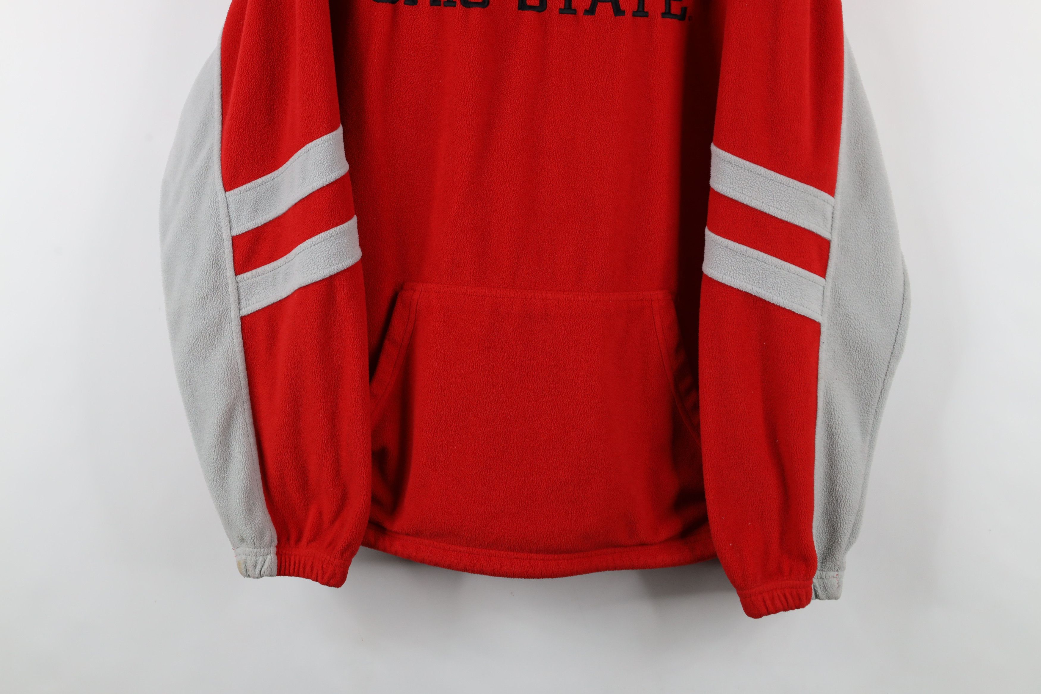 Vintage Vintage Ohio State University Half Zip Pullover Sweater Size US L / EU 52-54 / 3 - 3 Thumbnail