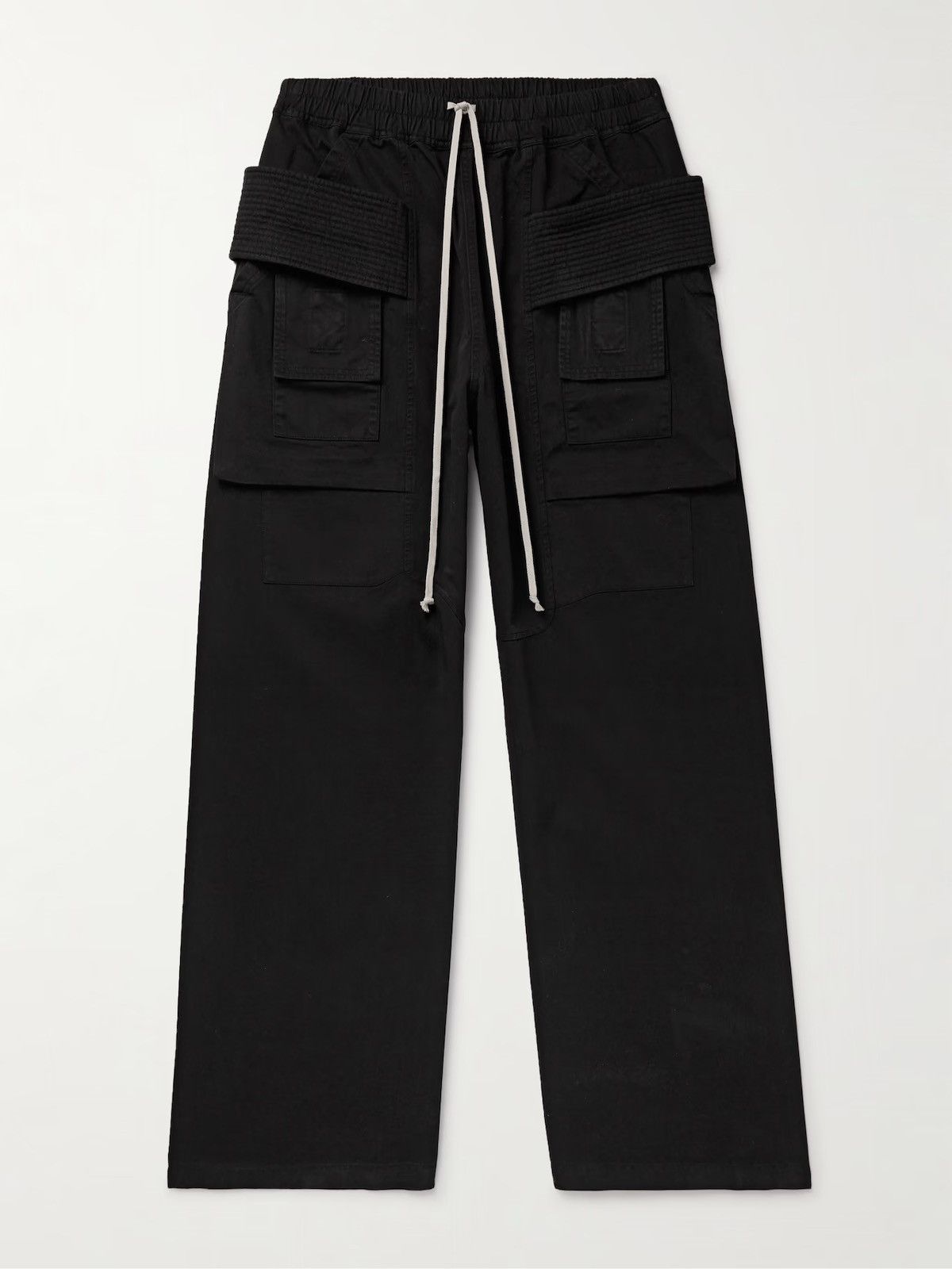 Pre-owned Rick Owens Drkshdw Creatch Wide Leg Cargo Pants Size Xs In Black