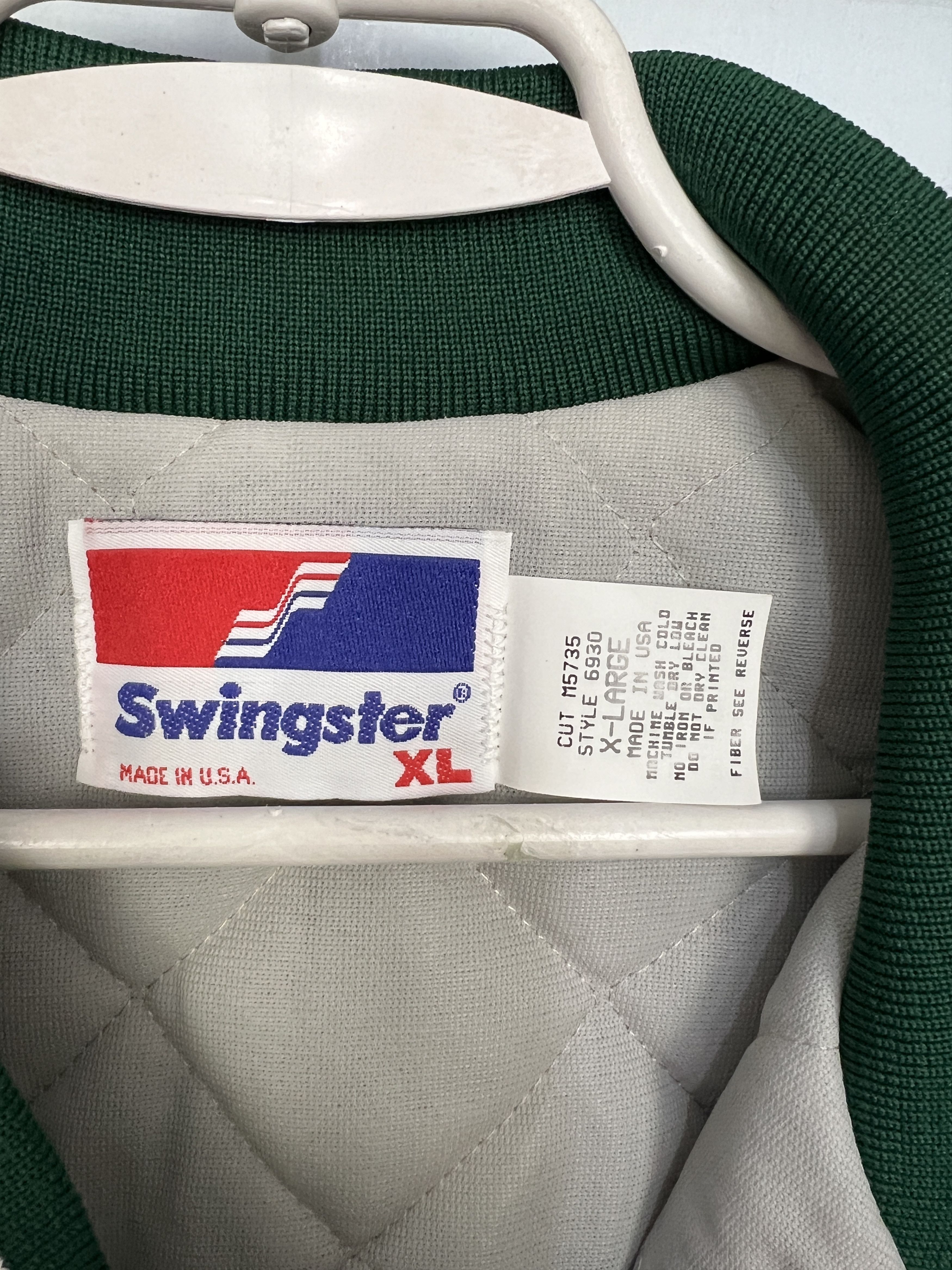 Vintage Vintage 90's Oakland Athletics Jacket MLB Satin Bomber Size US L / EU 52-54 / 3 - 9 Thumbnail