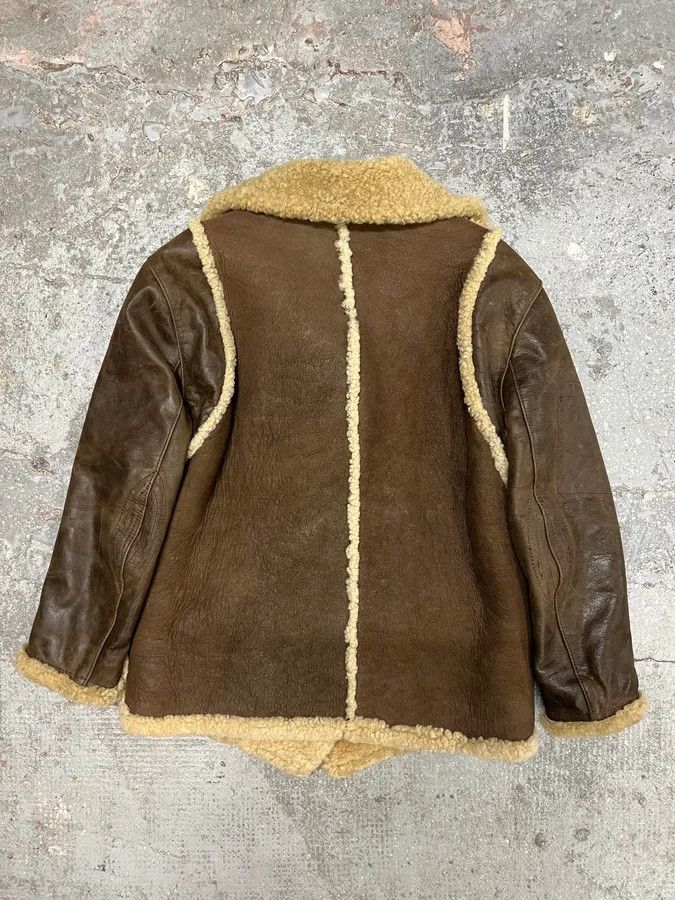 Dolce & Gabbana AW1994 Dolce & Gabbana Brown Shearling Leather Jacket Size US S / EU 44-46 / 1 - 6 Thumbnail
