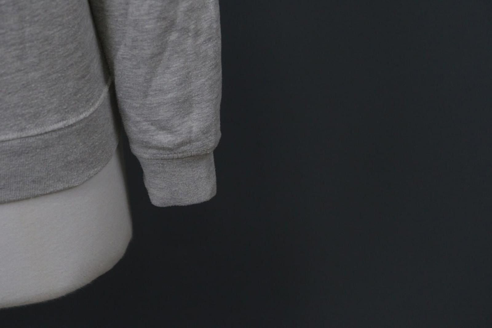 Designer Claudie Pierlot Gray Cotton Crew Neck Sweatshirt Size 1 Size M / US 6-8 / IT 42-44 - 11 Thumbnail